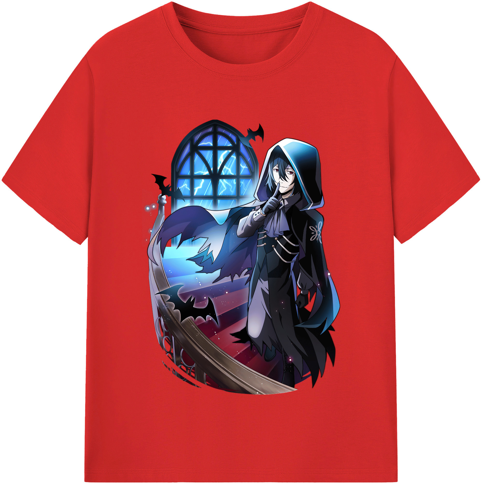 （画像用） 文豪ストレイドッグス Bungo Stray Dogs レディースカジュアルプリントTシャツ（綿100％）