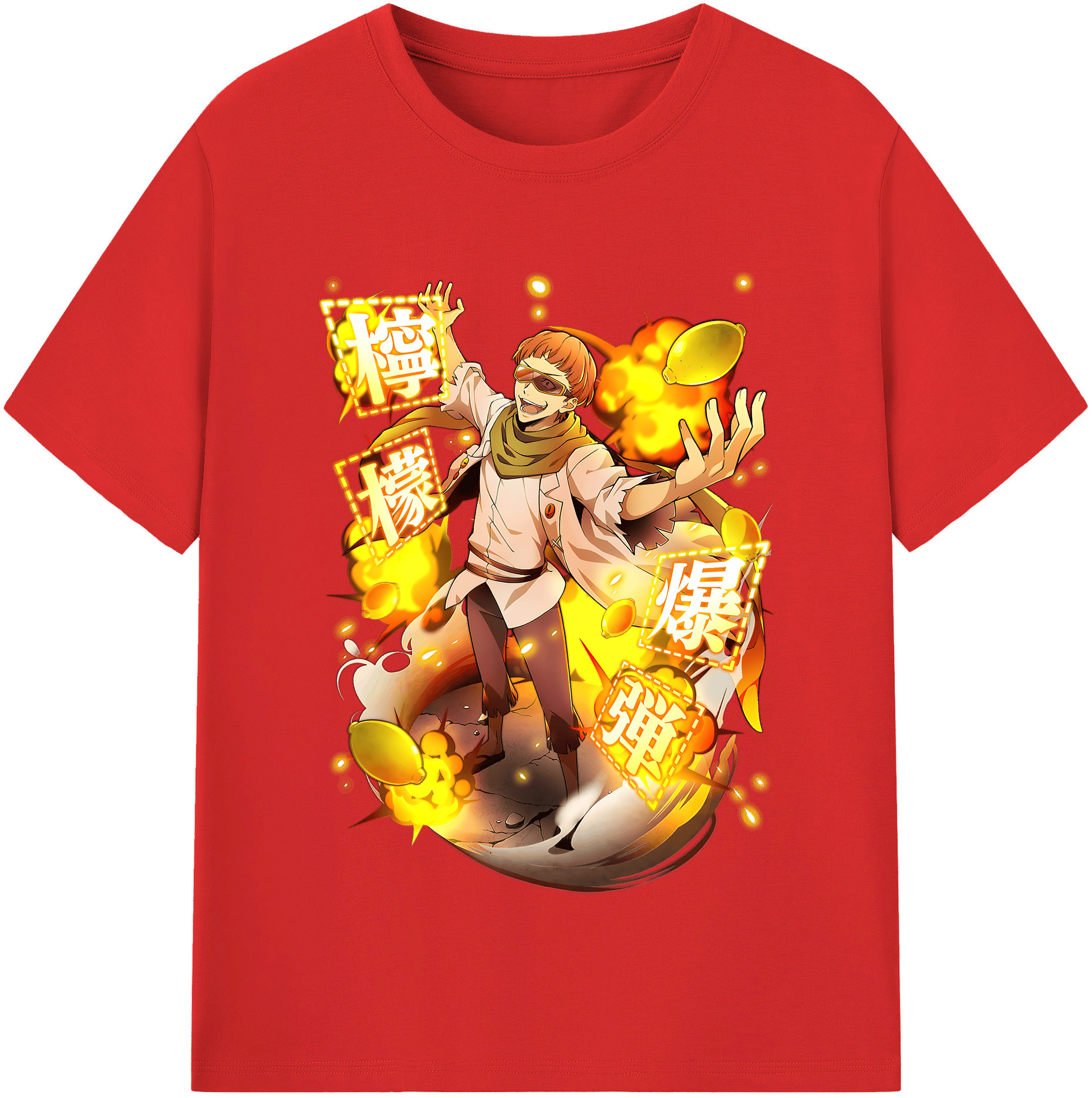 （画像用） 文豪ストレイドッグス Bungo Stray Dogs レディースカジュアルプリントTシャツ（綿100％）