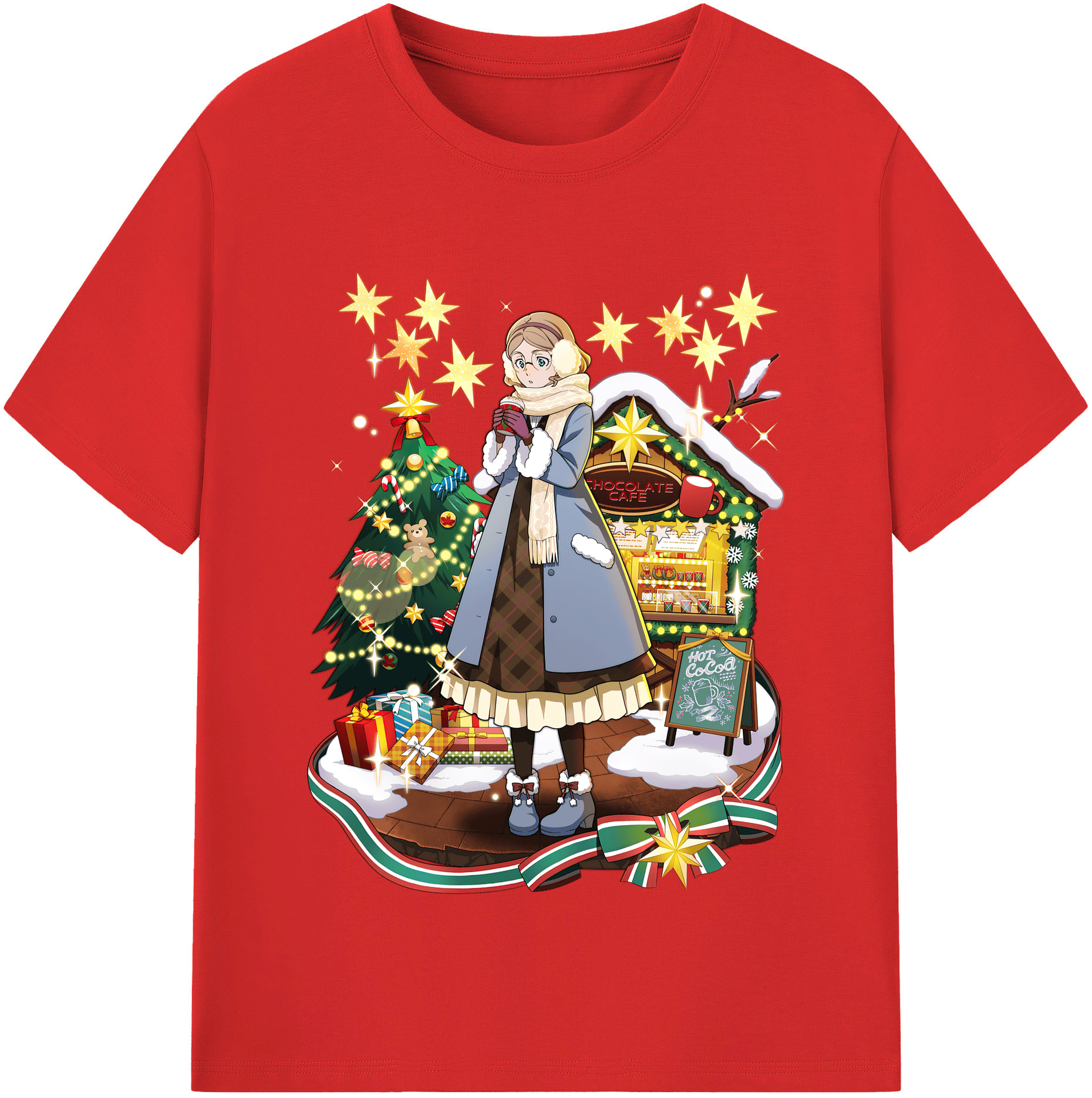 （画像用） 文豪ストレイドッグス Bungo Stray Dogs レディースカジュアルプリントTシャツ（綿100％）