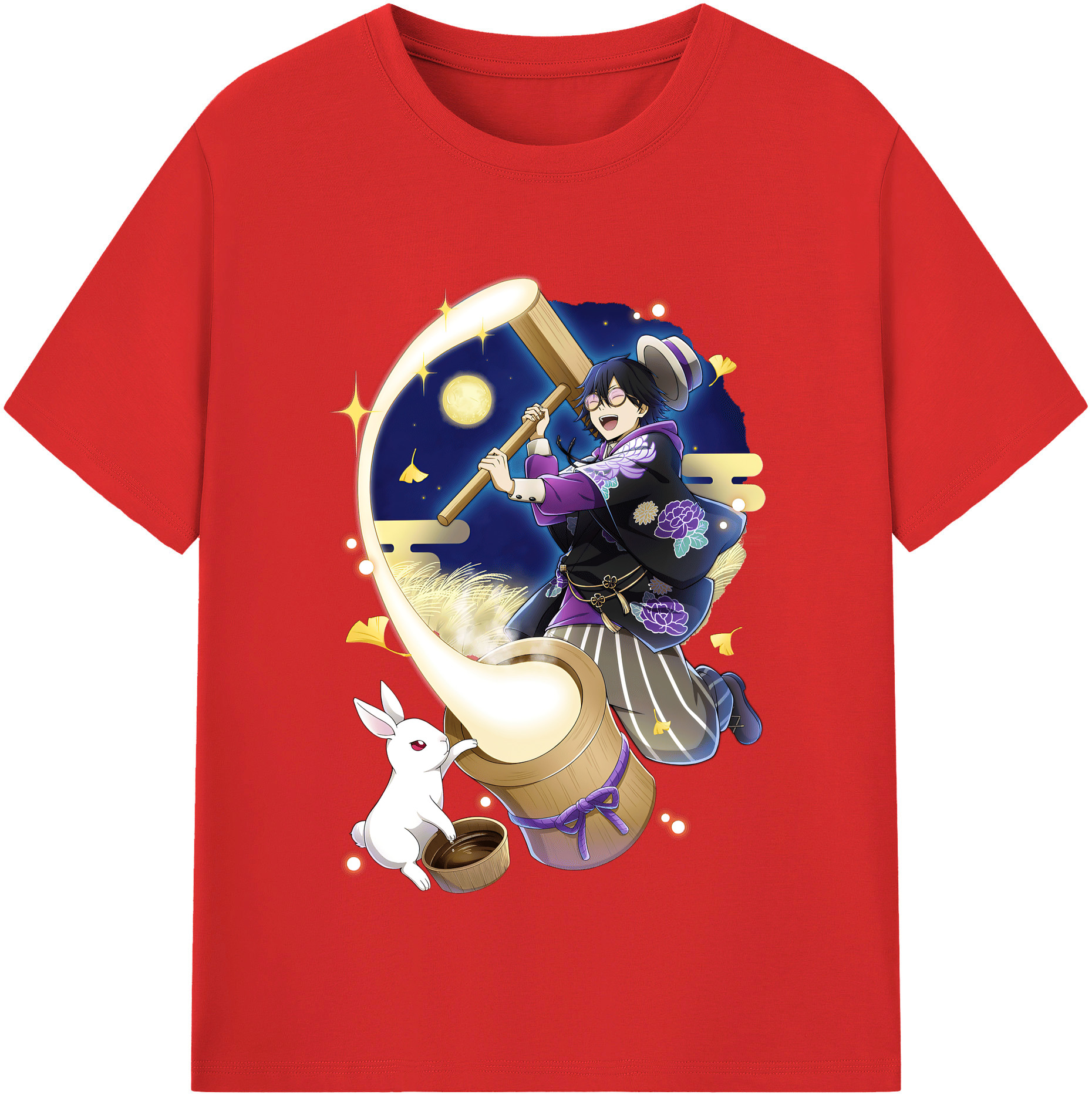 （画像用） 文豪ストレイドッグス Bungo Stray Dogs レディースカジュアルプリントTシャツ（綿100％）
