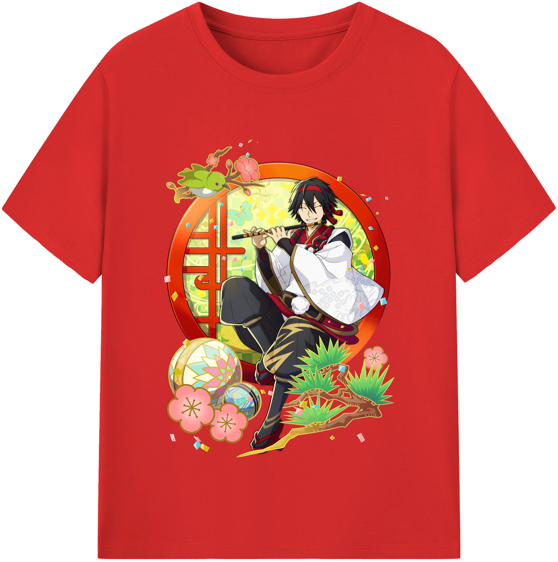 （画像用） 文豪ストレイドッグス Bungo Stray Dogs レディースカジュアルプリントTシャツ（綿100％）
