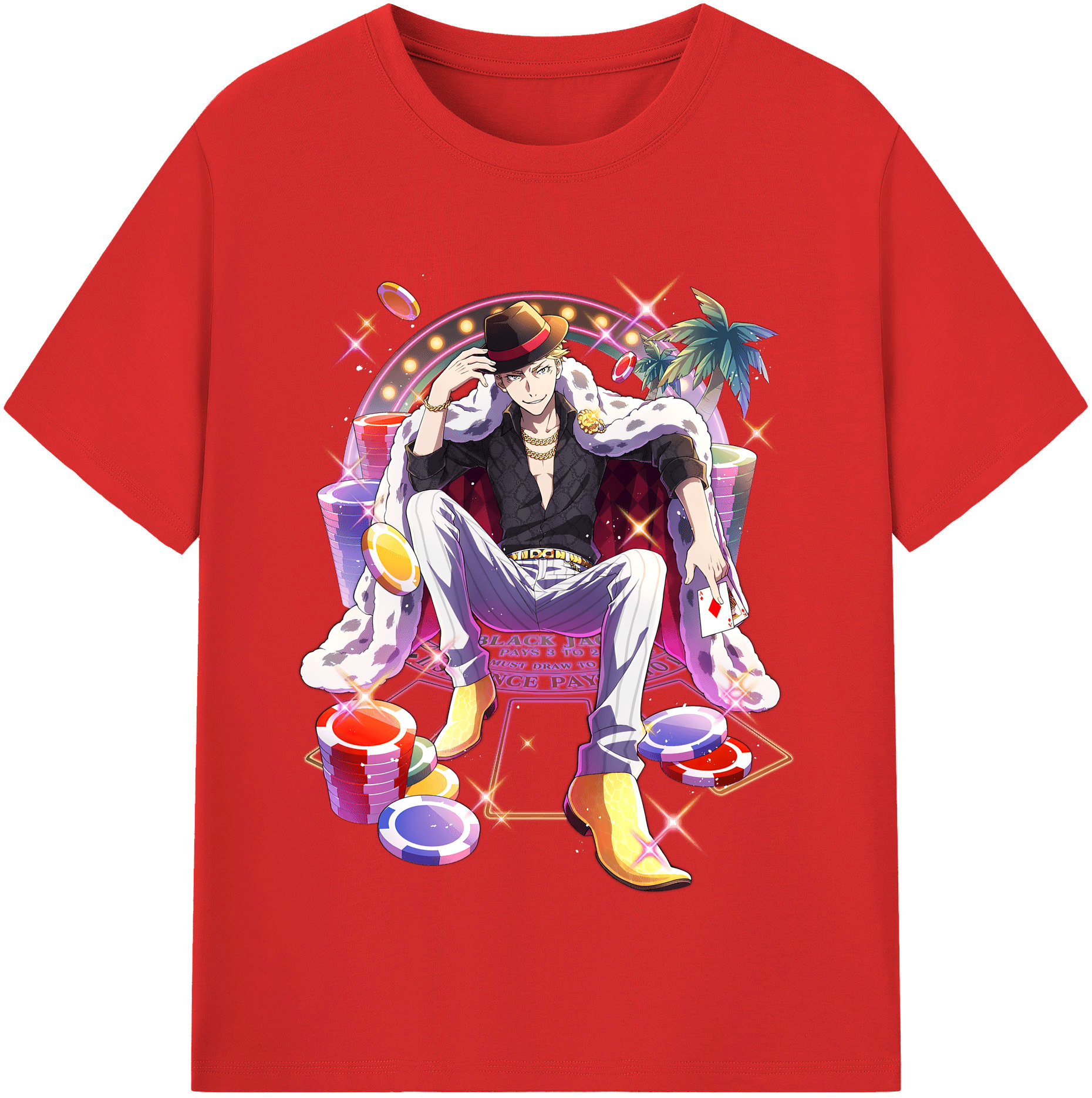 （画像用） 文豪ストレイドッグス Bungo Stray Dogs レディースカジュアルプリントTシャツ（綿100％）