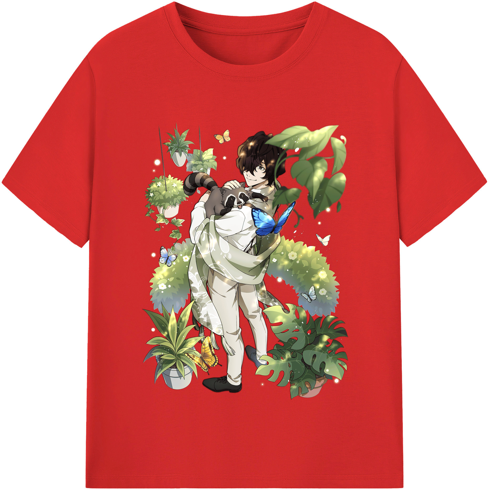 （画像用） 文豪ストレイドッグス Bungo Stray Dogs レディースカジュアルプリントTシャツ（綿100％）