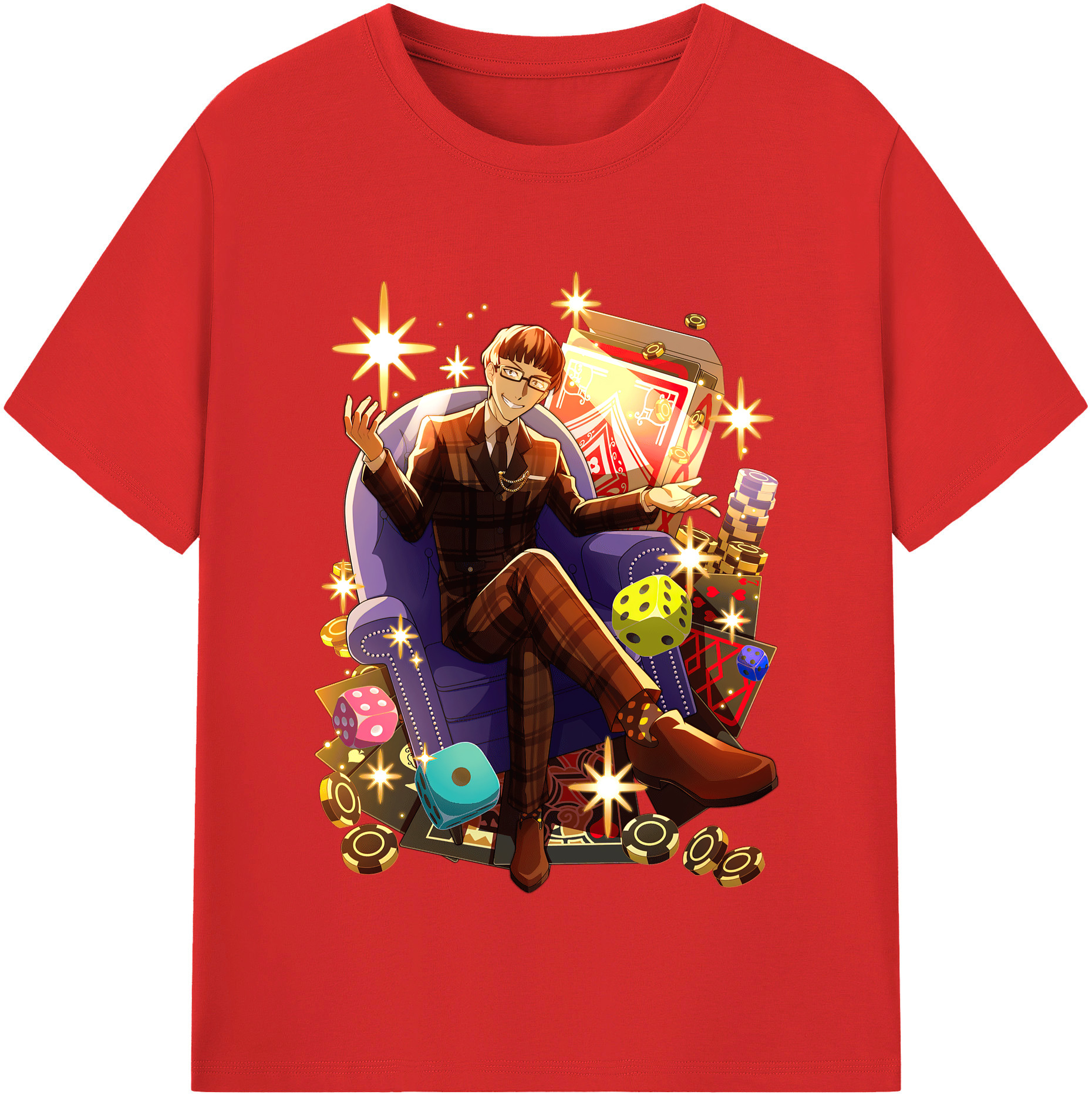 （画像用） 文豪ストレイドッグス Bungo Stray Dogs レディースカジュアルプリントTシャツ（綿100％）
