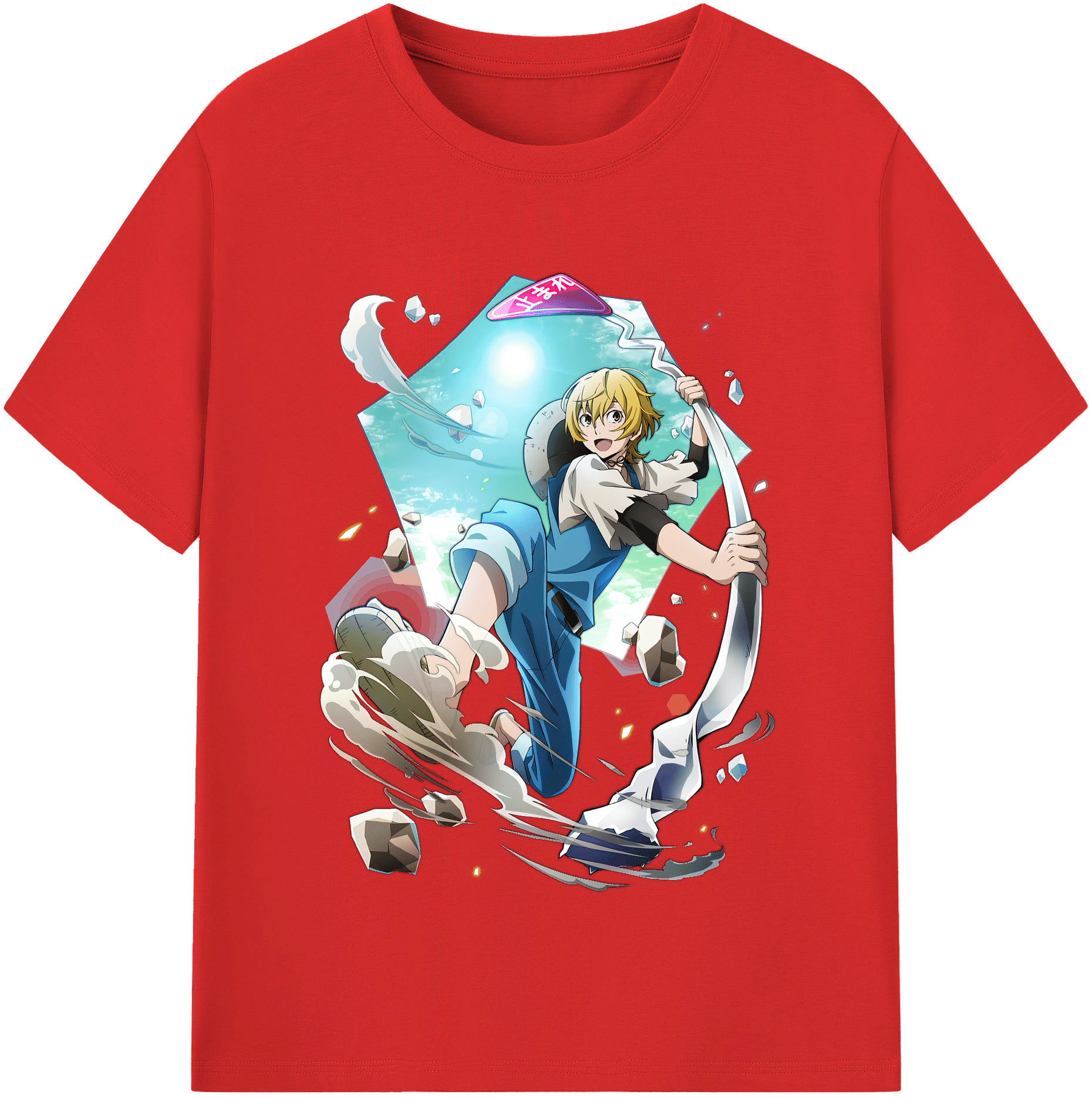 （画像用） 文豪ストレイドッグス Bungo Stray Dogs レディースカジュアルプリントTシャツ（綿100％）