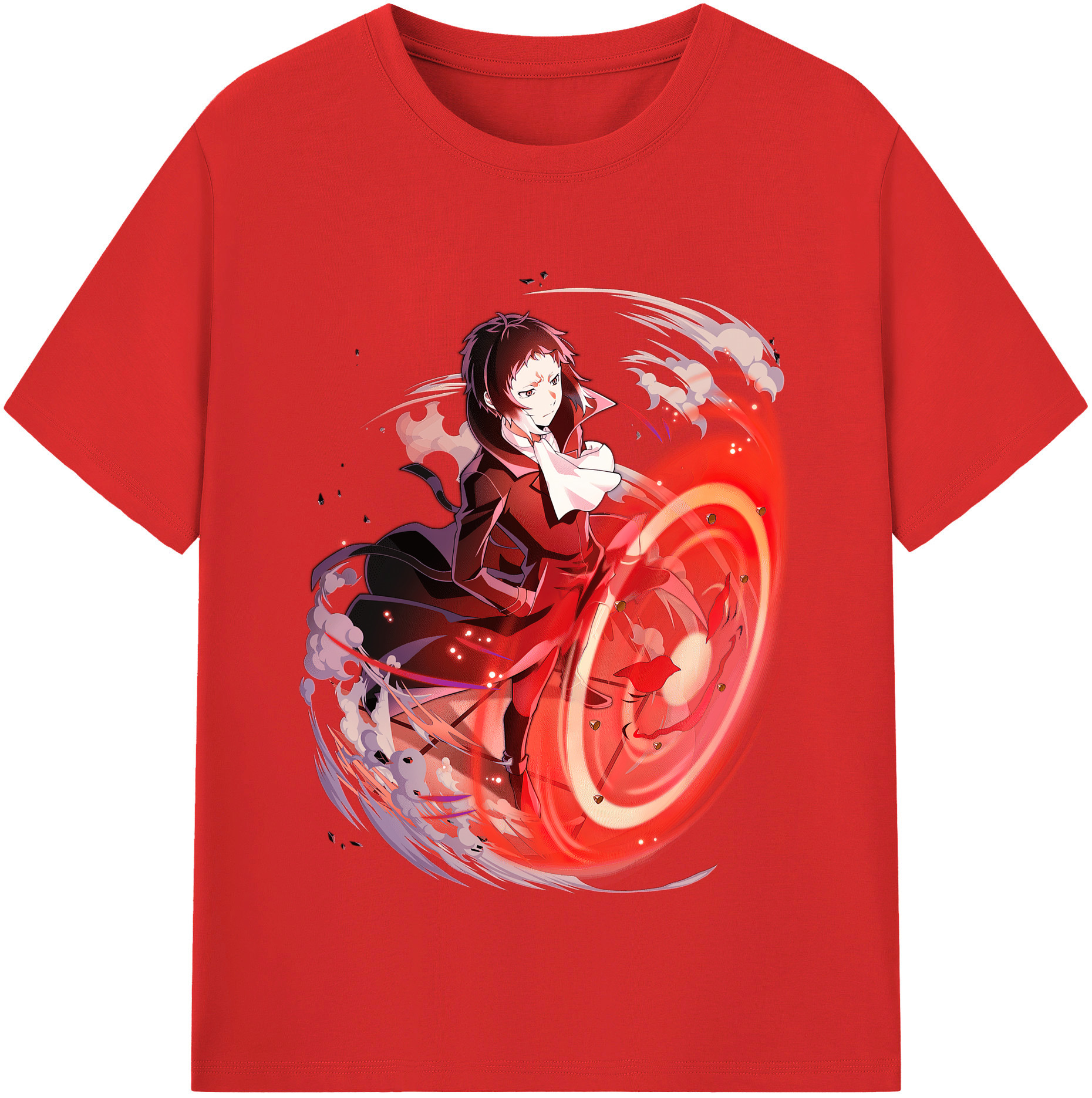 （画像用） 文豪ストレイドッグス Bungo Stray Dogs レディースカジュアルプリントTシャツ（綿100％）