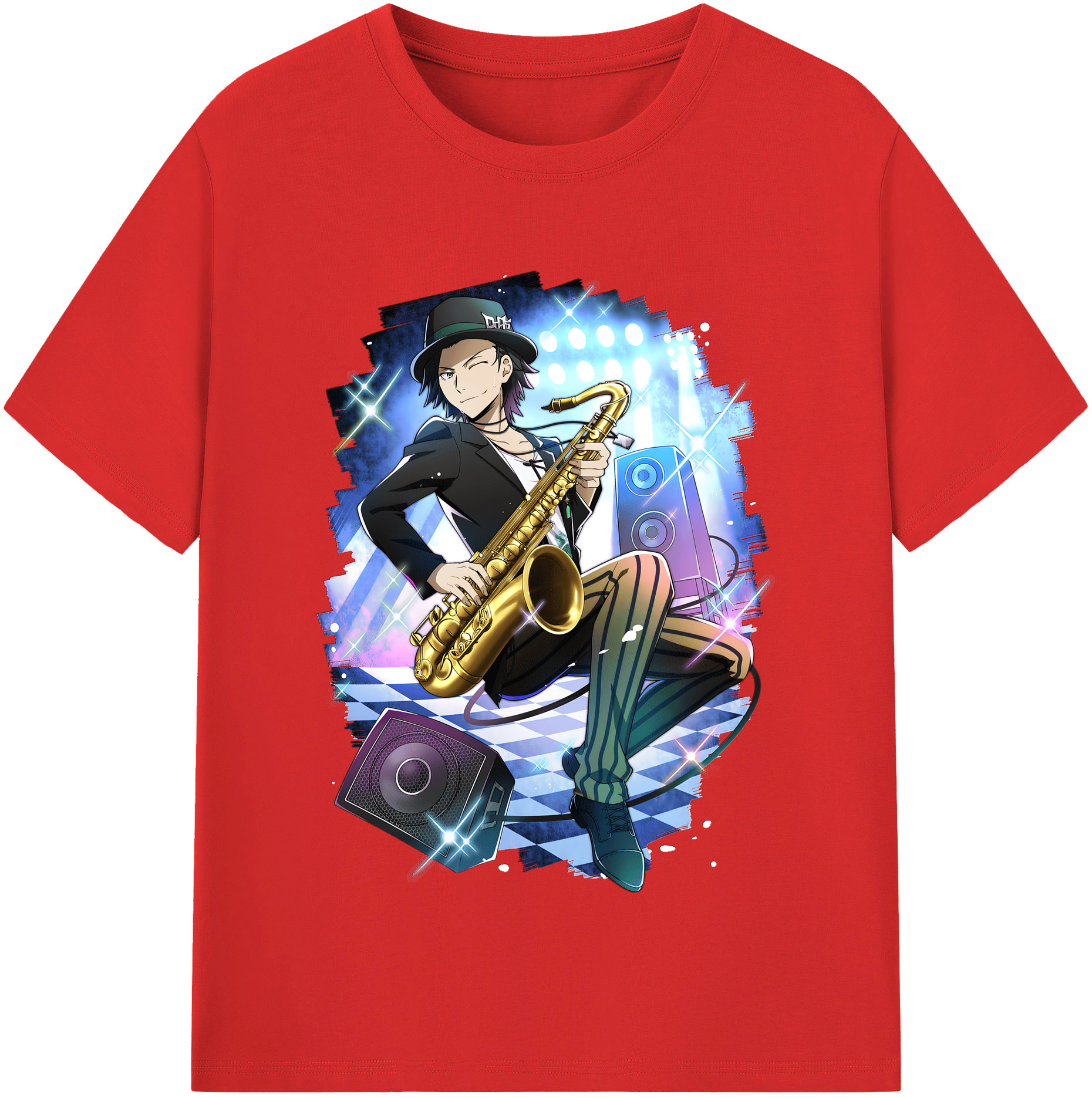 （画像用） 文豪ストレイドッグス Bungo Stray Dogs レディースカジュアルプリントTシャツ（綿100％）