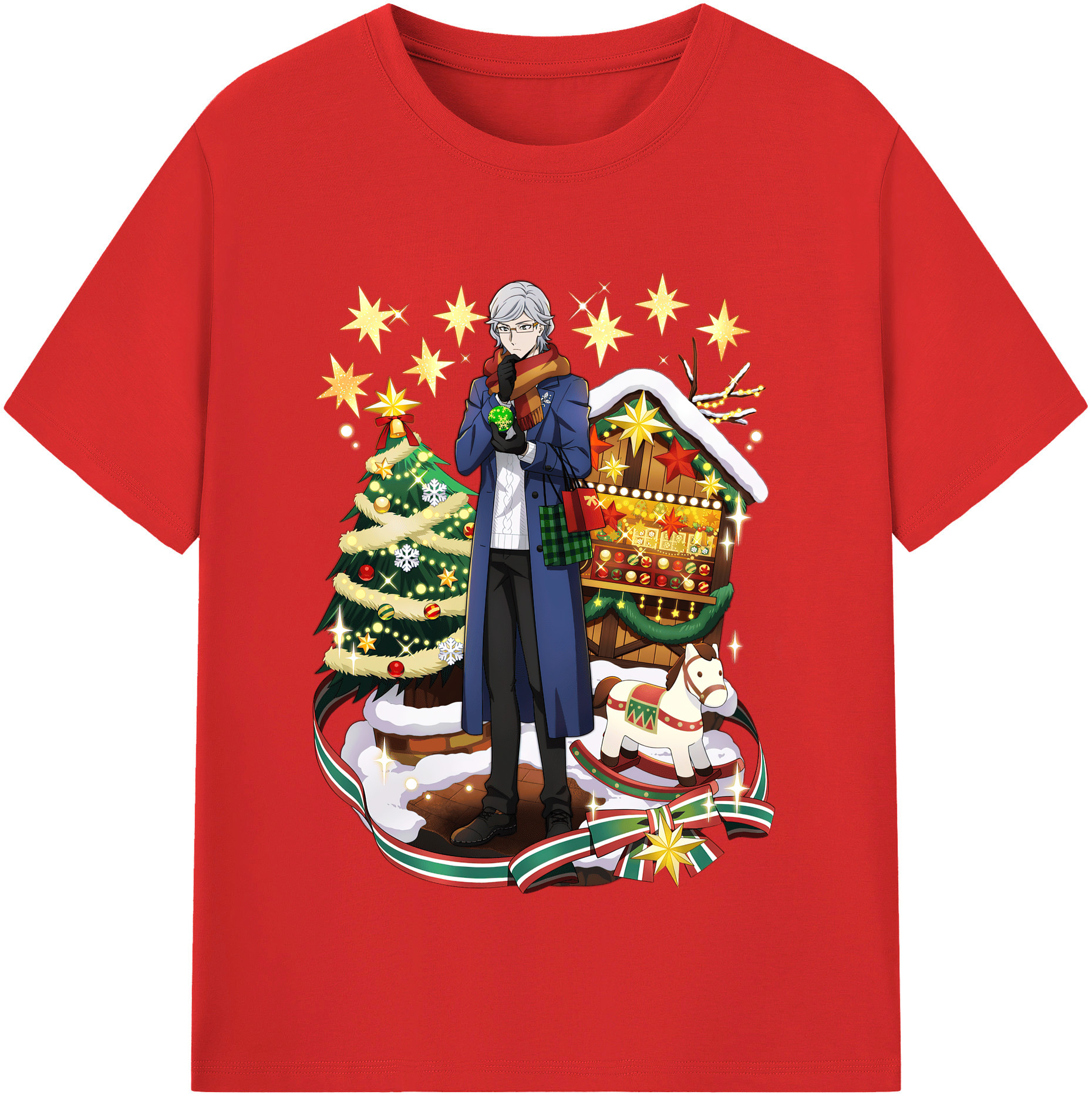 （画像用） 文豪ストレイドッグス Bungo Stray Dogs レディースカジュアルプリントTシャツ（綿100％）