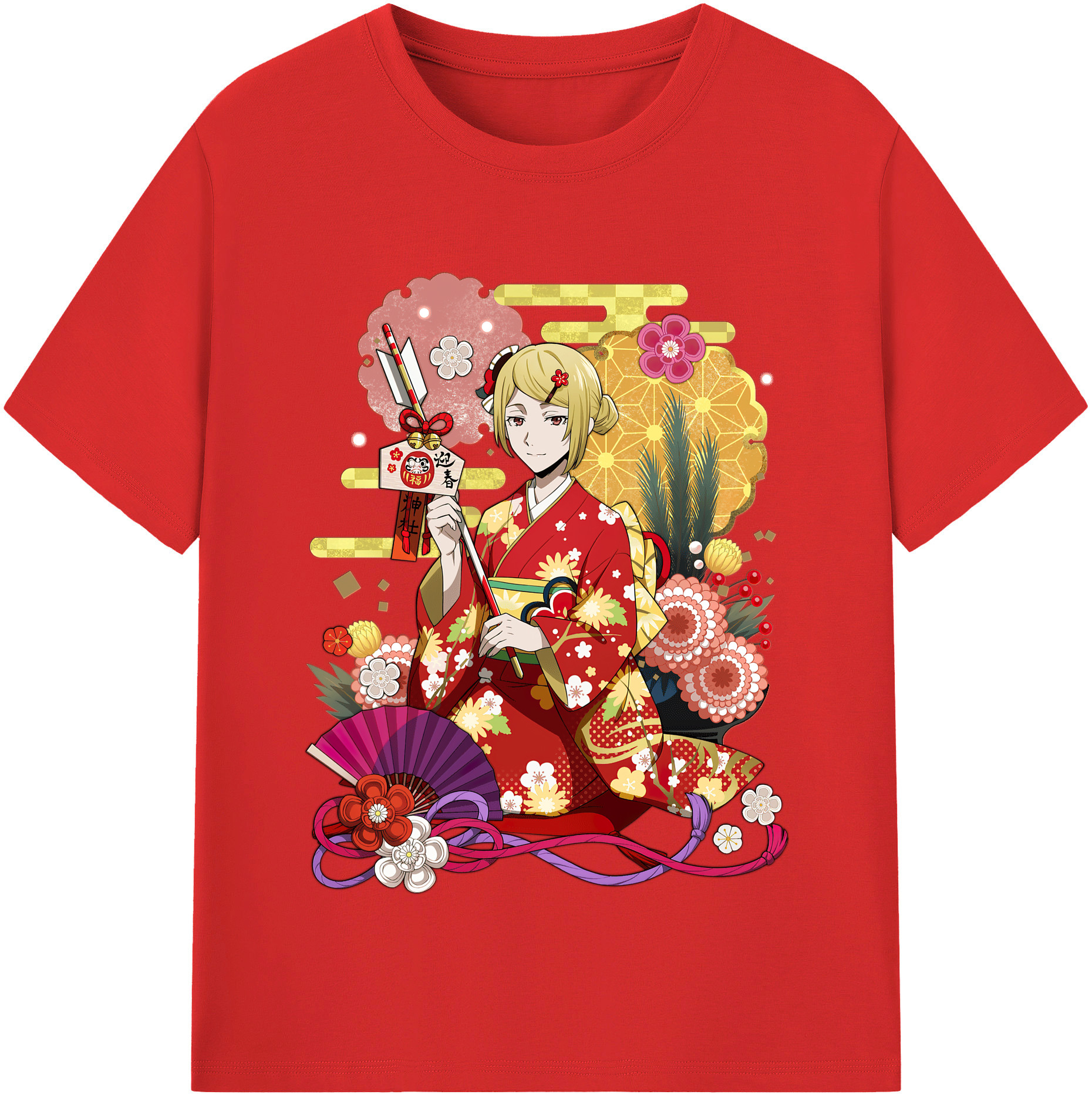 （画像用） 文豪ストレイドッグス Bungo Stray Dogs レディースカジュアルプリントTシャツ（綿100％）