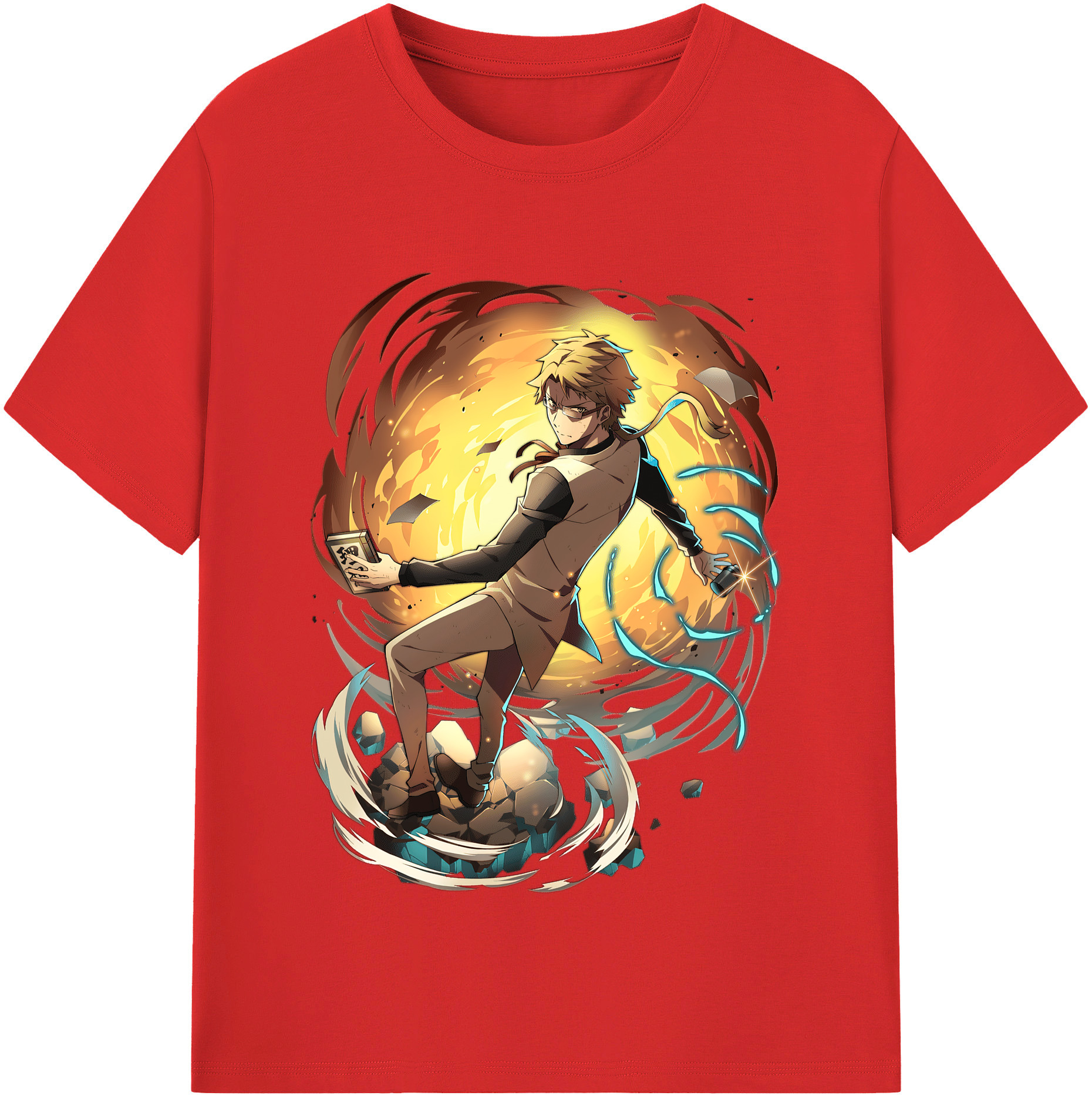 （画像用） 文豪ストレイドッグス Bungo Stray Dogs レディースカジュアルプリントTシャツ（綿100％）