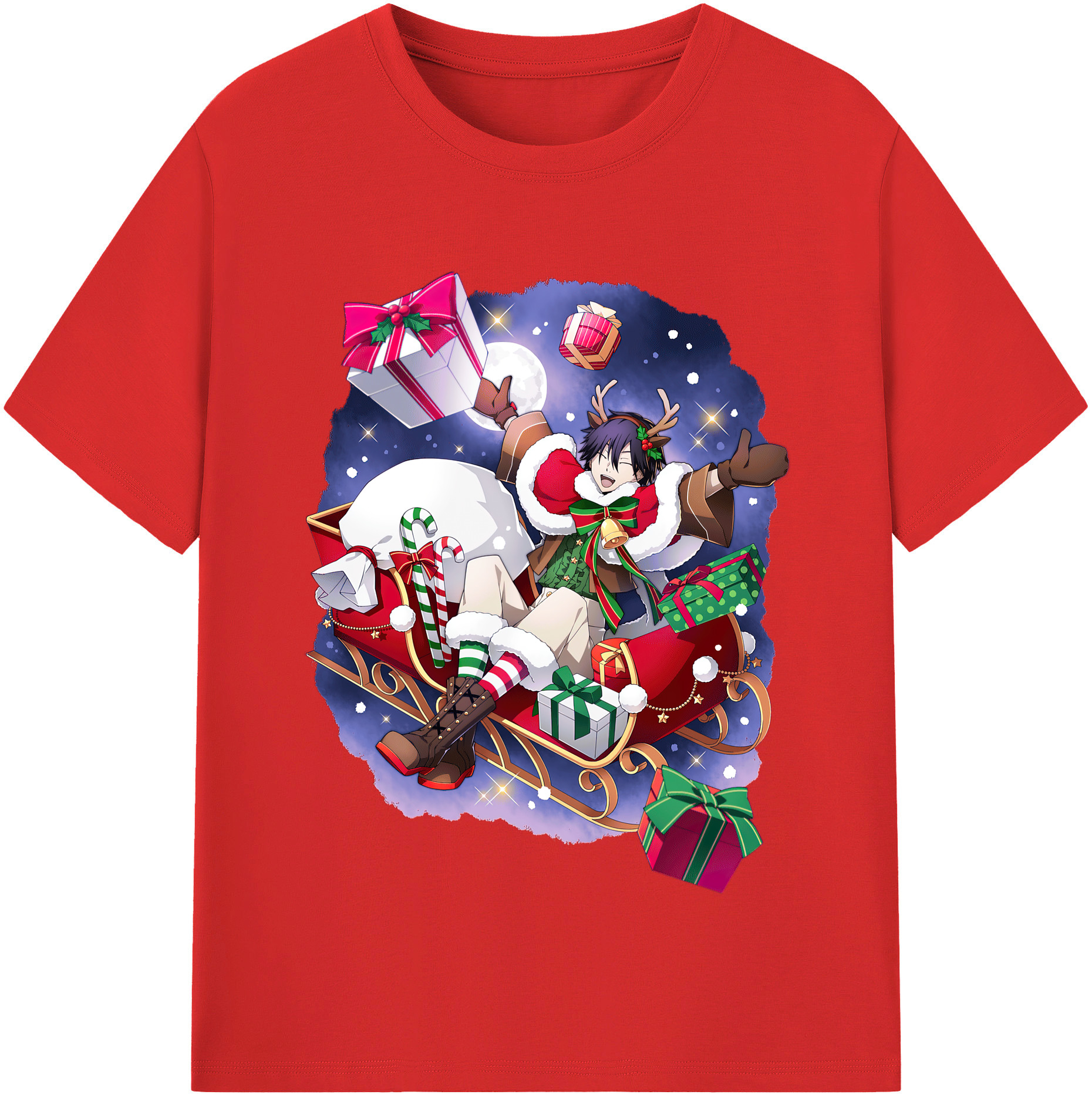 （画像用） 文豪ストレイドッグス Bungo Stray Dogs レディースカジュアルプリントTシャツ（綿100％）