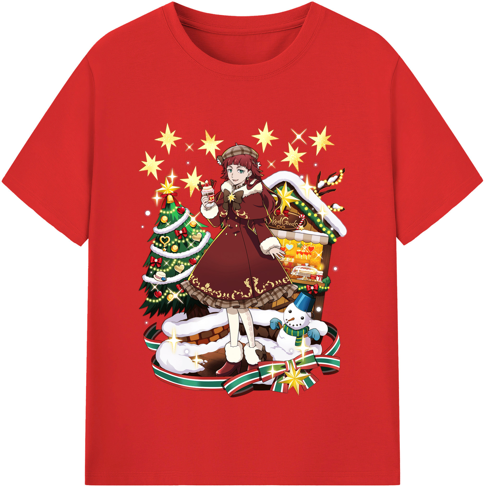 （画像用） 文豪ストレイドッグス Bungo Stray Dogs レディースカジュアルプリントTシャツ（綿100％）