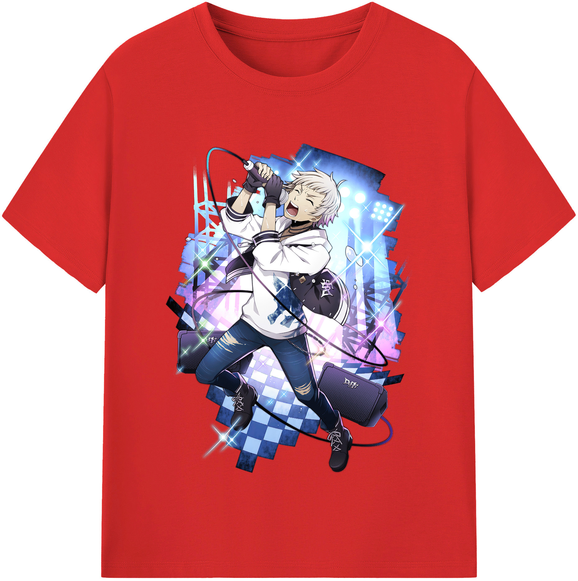 （画像用） 文豪ストレイドッグス Bungo Stray Dogs レディースカジュアルプリントTシャツ（綿100％）