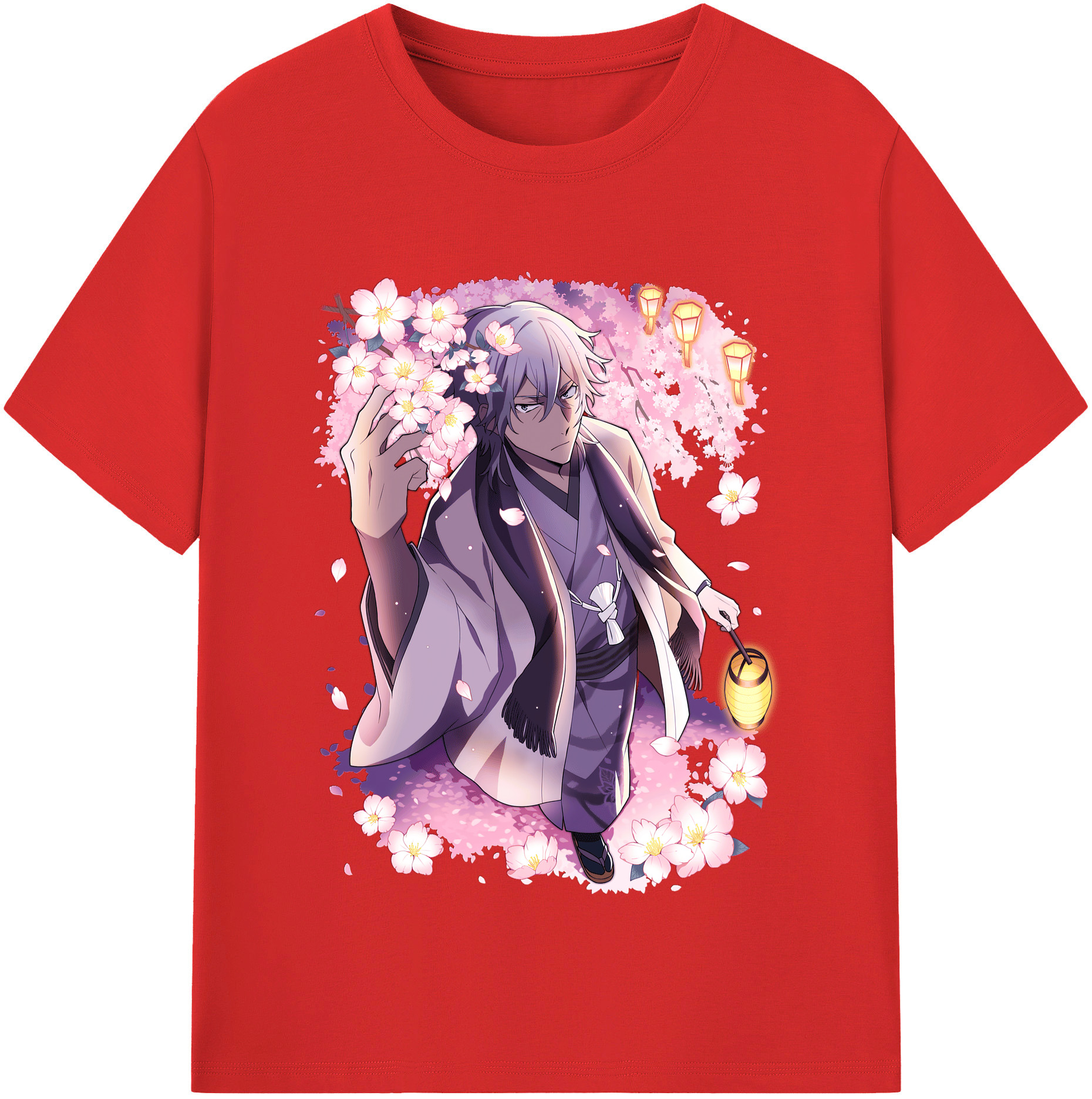 （画像用） 文豪ストレイドッグス Bungo Stray Dogs レディースカジュアルプリントTシャツ（綿100％）