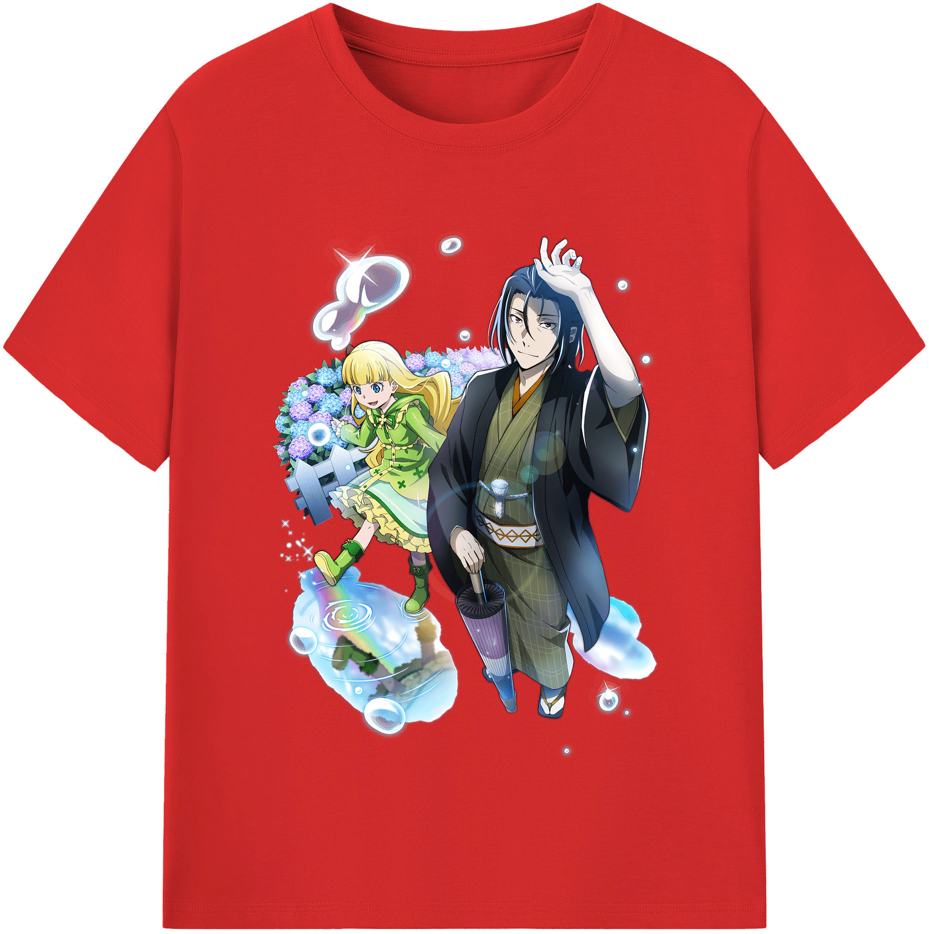 （画像用） 文豪ストレイドッグス Bungo Stray Dogs レディースカジュアルプリントTシャツ（綿100％）