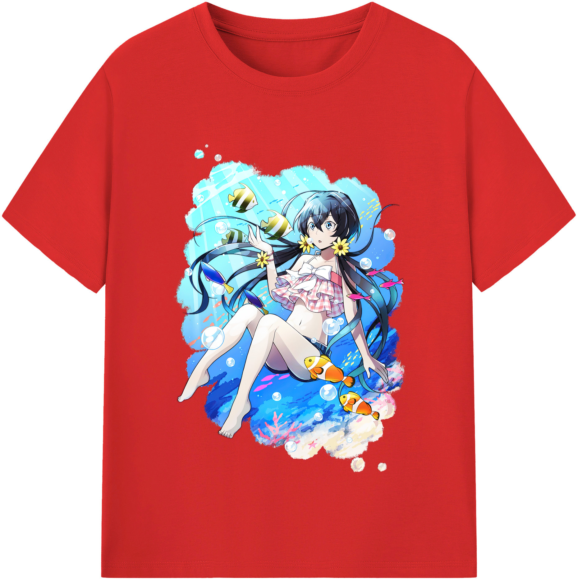 （画像用） 文豪ストレイドッグス Bungo Stray Dogs レディースカジュアルプリントTシャツ（綿100％）