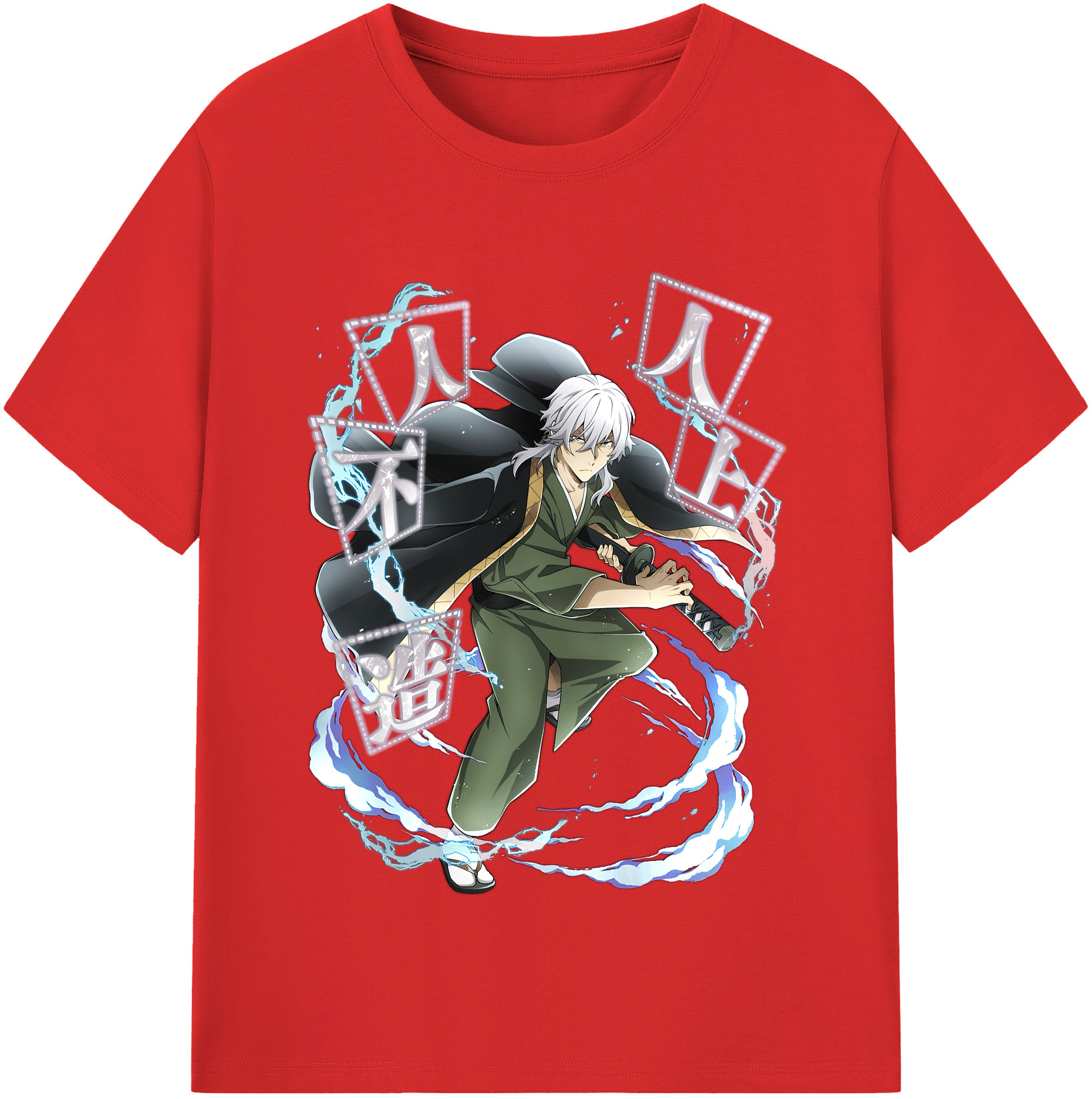 （画像用） 文豪ストレイドッグス Bungo Stray Dogs レディースカジュアルプリントTシャツ（綿100％）