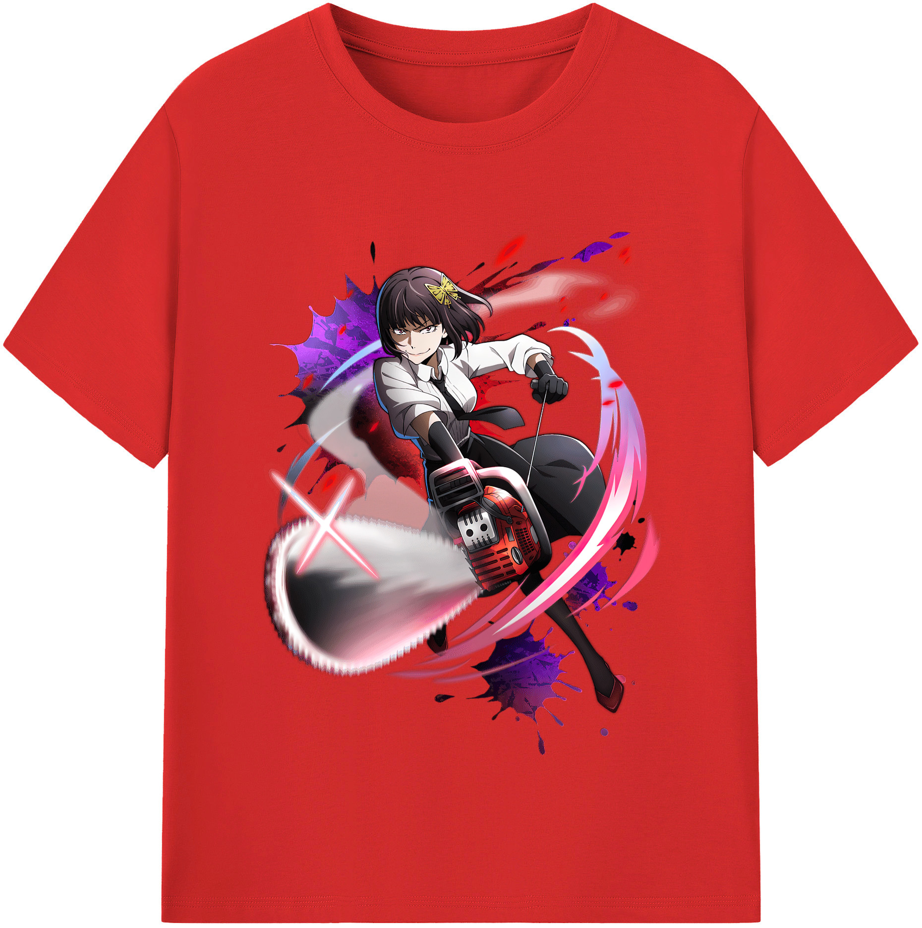 （画像用） 文豪ストレイドッグス Bungo Stray Dogs レディースカジュアルプリントTシャツ（綿100％）