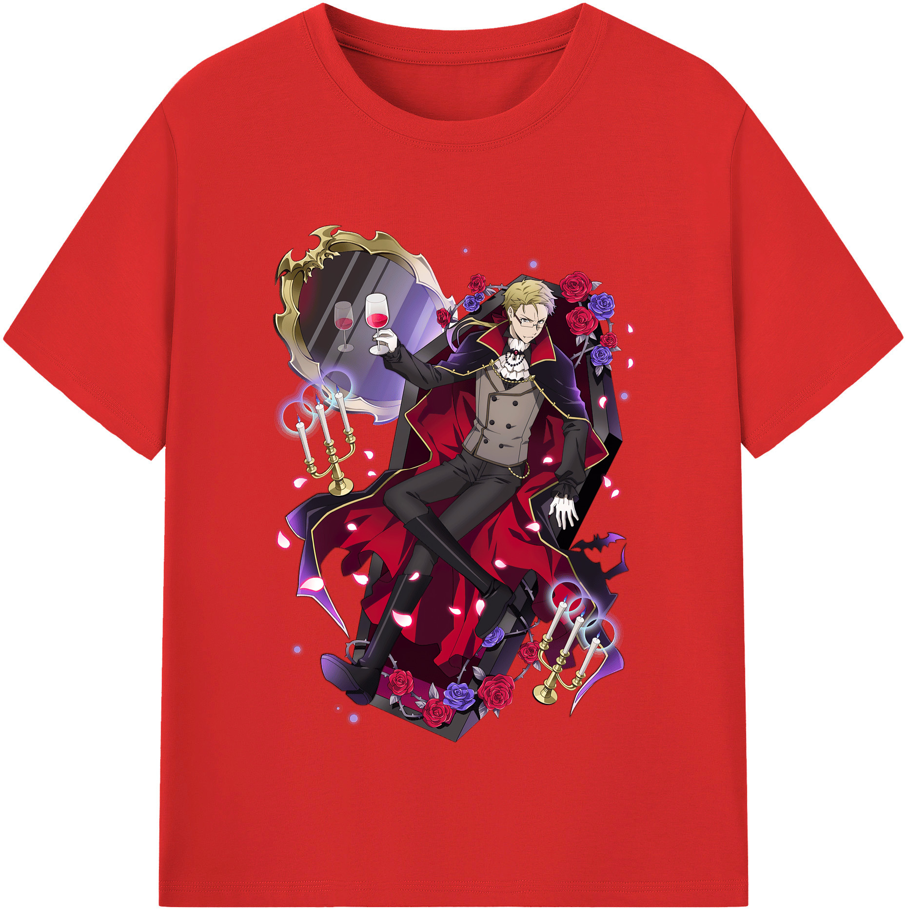 （画像用） 文豪ストレイドッグス Bungo Stray Dogs レディースカジュアルプリントTシャツ（綿100％）