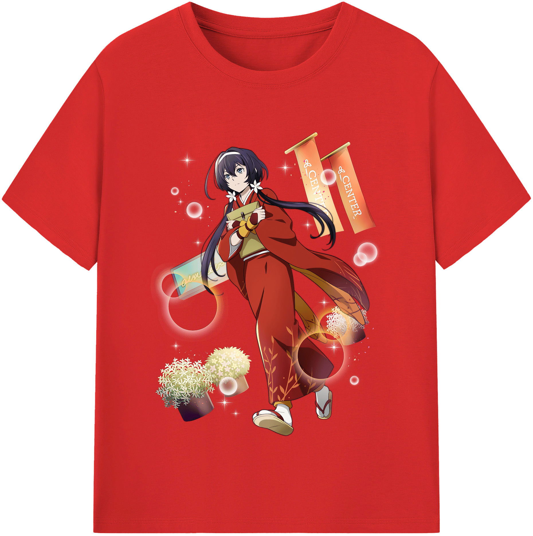 （画像用） 文豪ストレイドッグス Bungo Stray Dogs レディースカジュアルプリントTシャツ（綿100％）