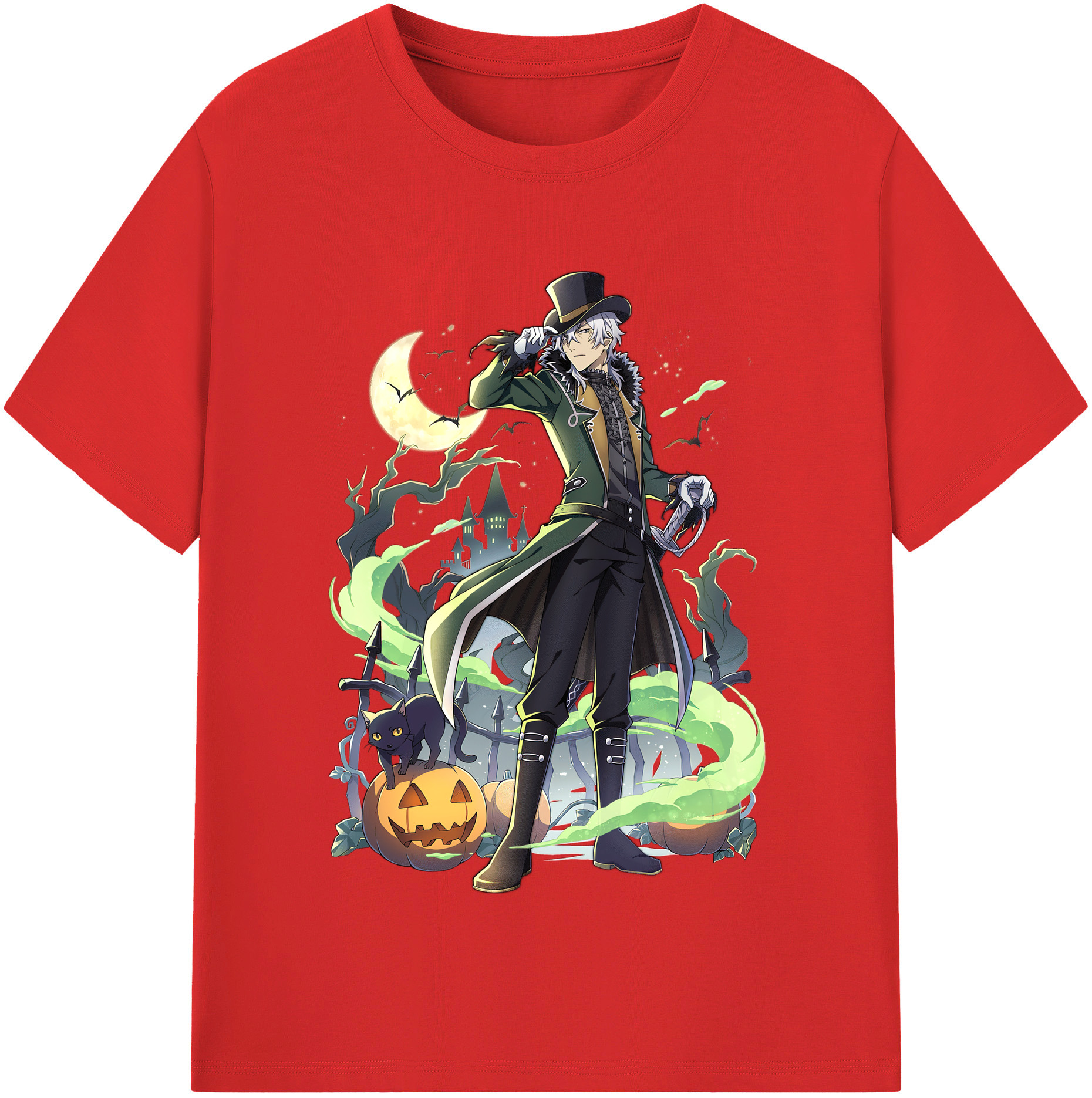 （画像用） 文豪ストレイドッグス Bungo Stray Dogs レディースカジュアルプリントTシャツ（綿100％）