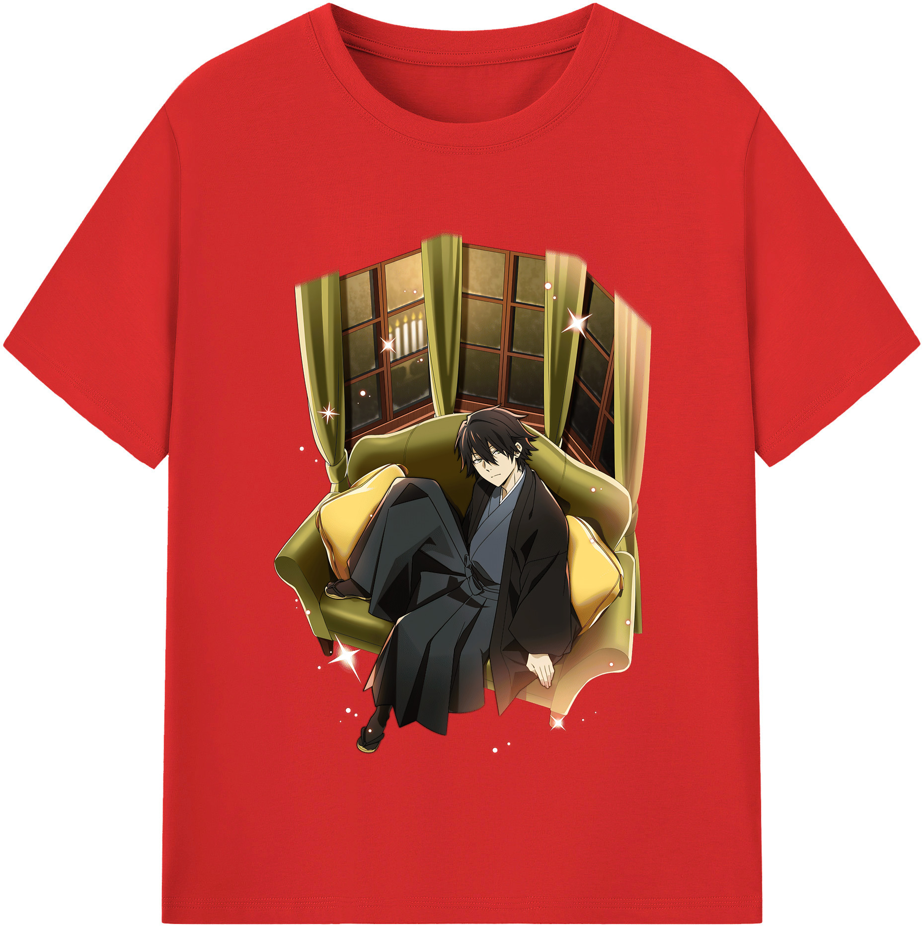 （画像用） 文豪ストレイドッグス Bungo Stray Dogs レディースカジュアルプリントTシャツ（綿100％）