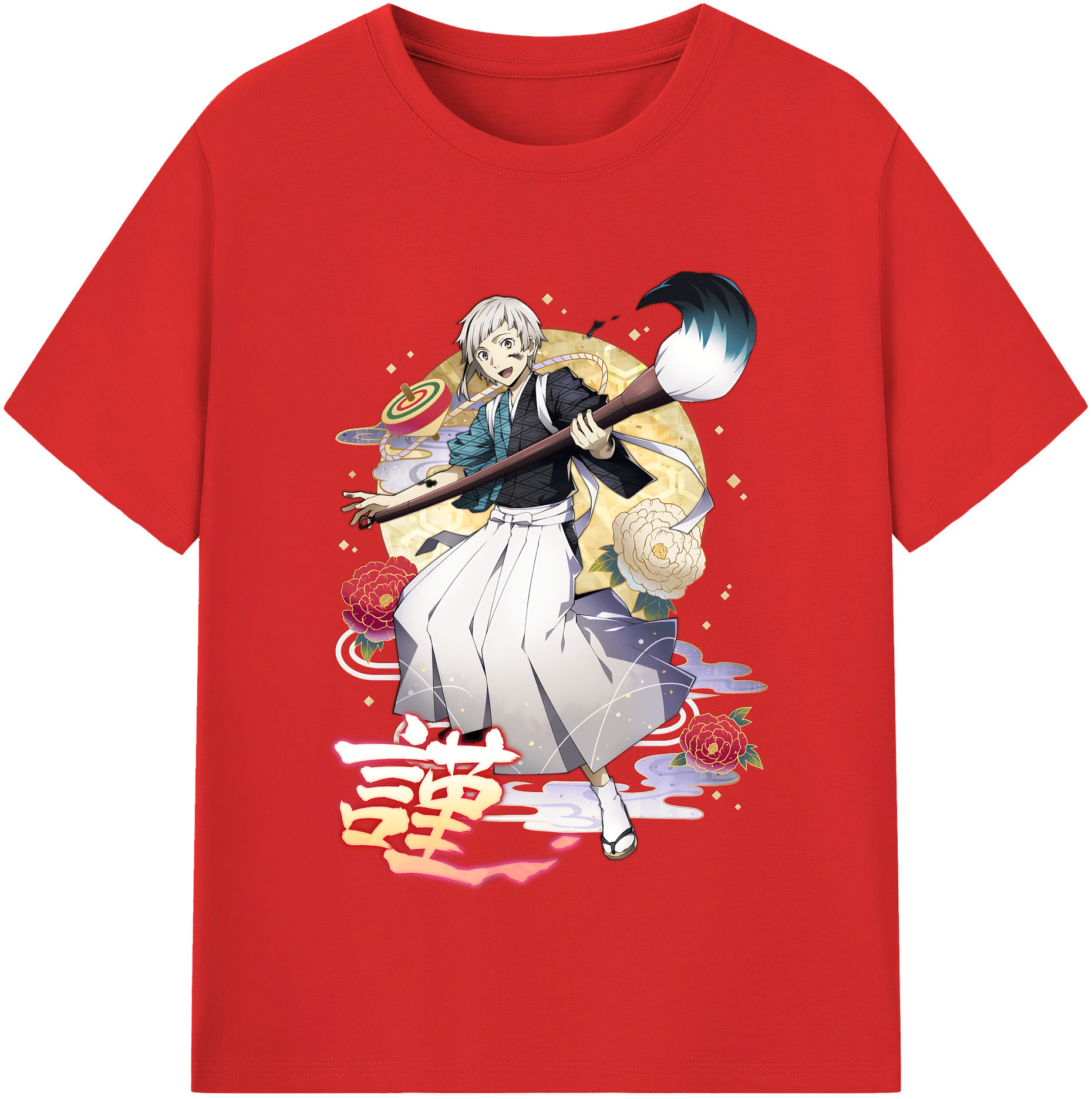 （画像用） 文豪ストレイドッグス Bungo Stray Dogs レディースカジュアルプリントTシャツ（綿100％）