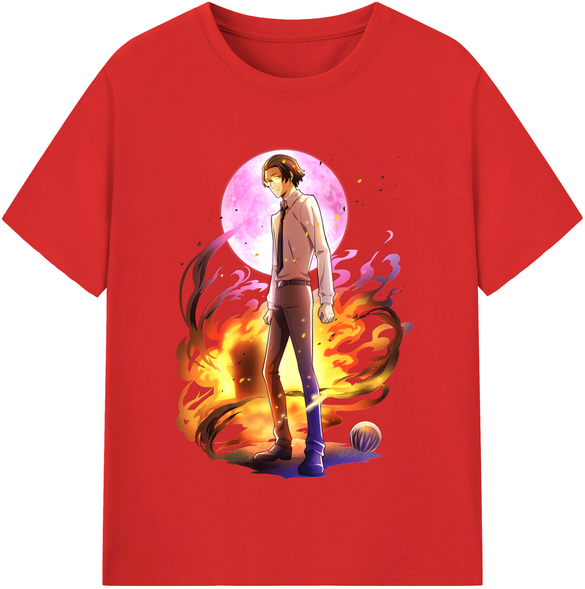 （画像用） 文豪ストレイドッグス Bungo Stray Dogs レディースカジュアルプリントTシャツ（綿100％）