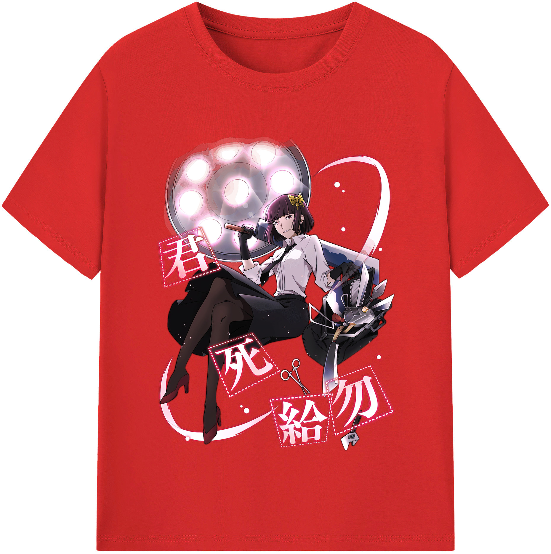 （画像用） 文豪ストレイドッグス Bungo Stray Dogs レディースカジュアルプリントTシャツ（綿100％）