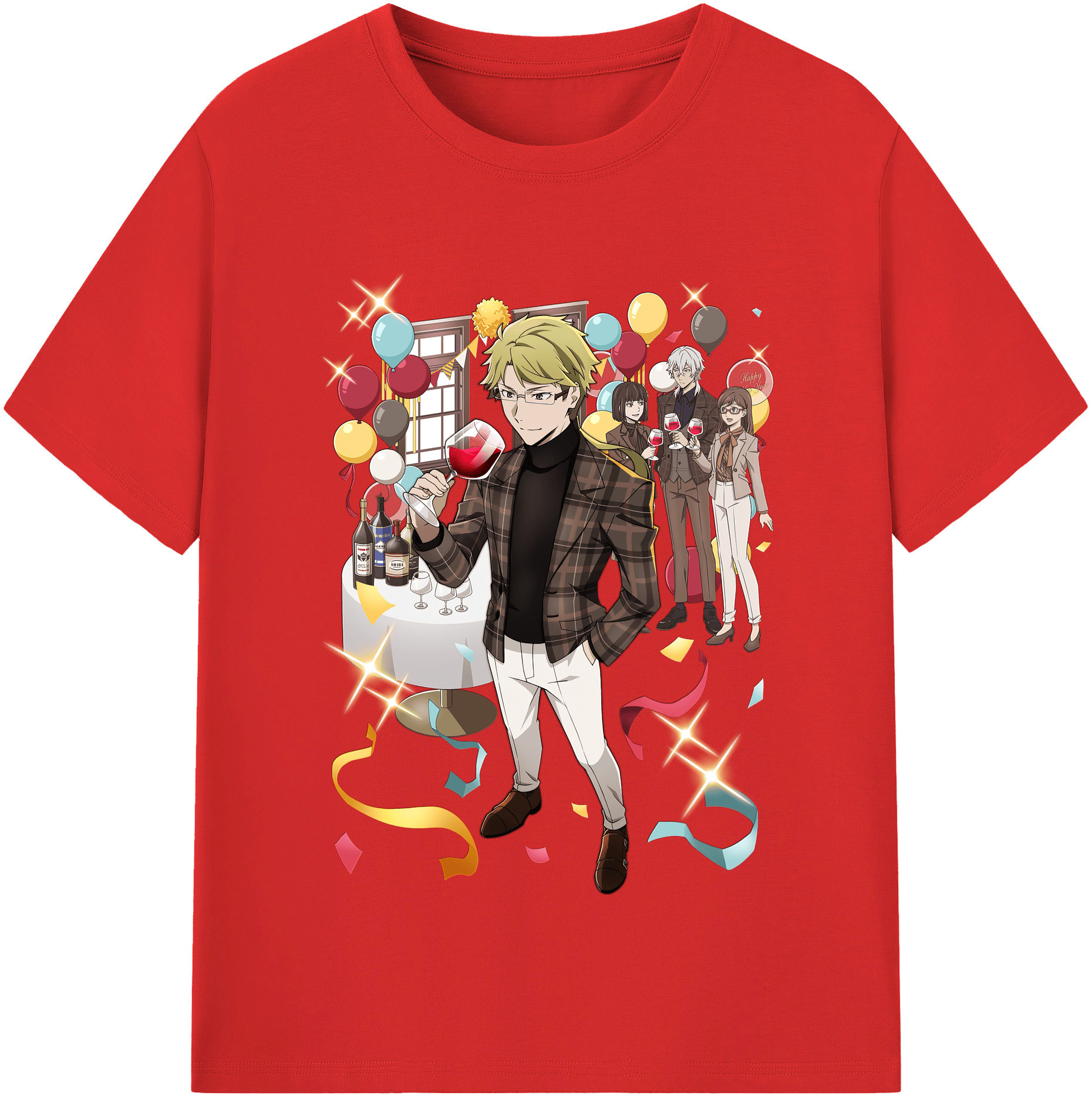 （画像用） 文豪ストレイドッグス Bungo Stray Dogs レディースカジュアルプリントTシャツ（綿100％）