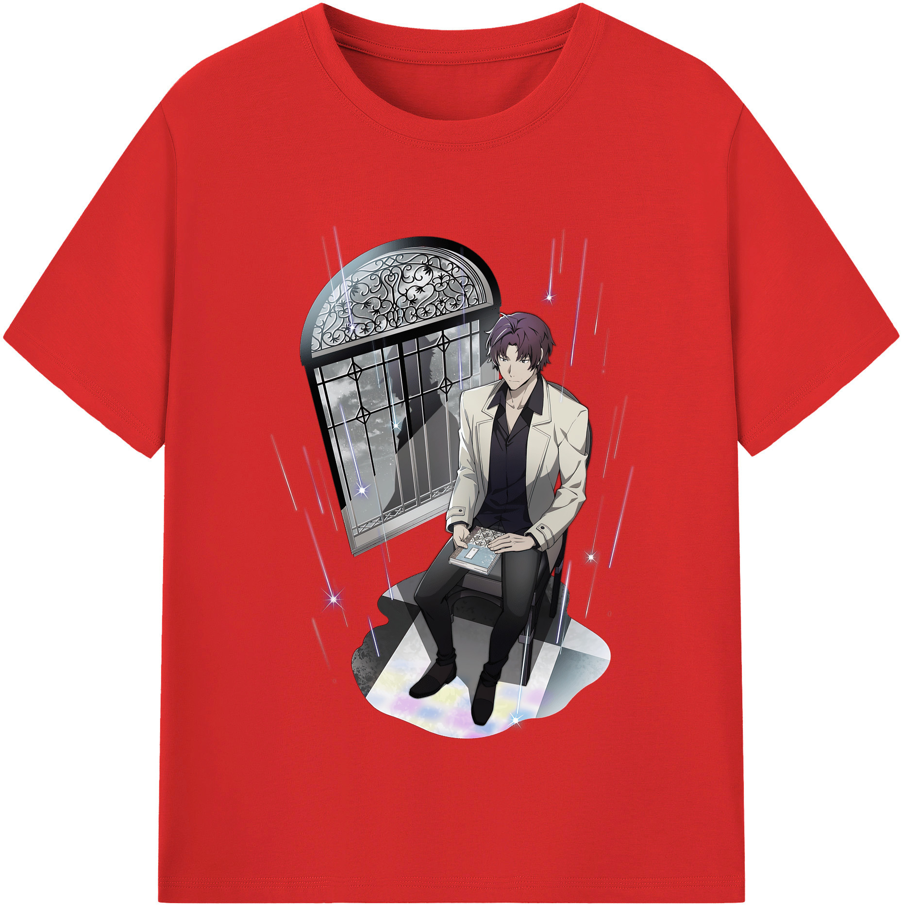 （画像用） 文豪ストレイドッグス Bungo Stray Dogs レディースカジュアルプリントTシャツ（綿100％）