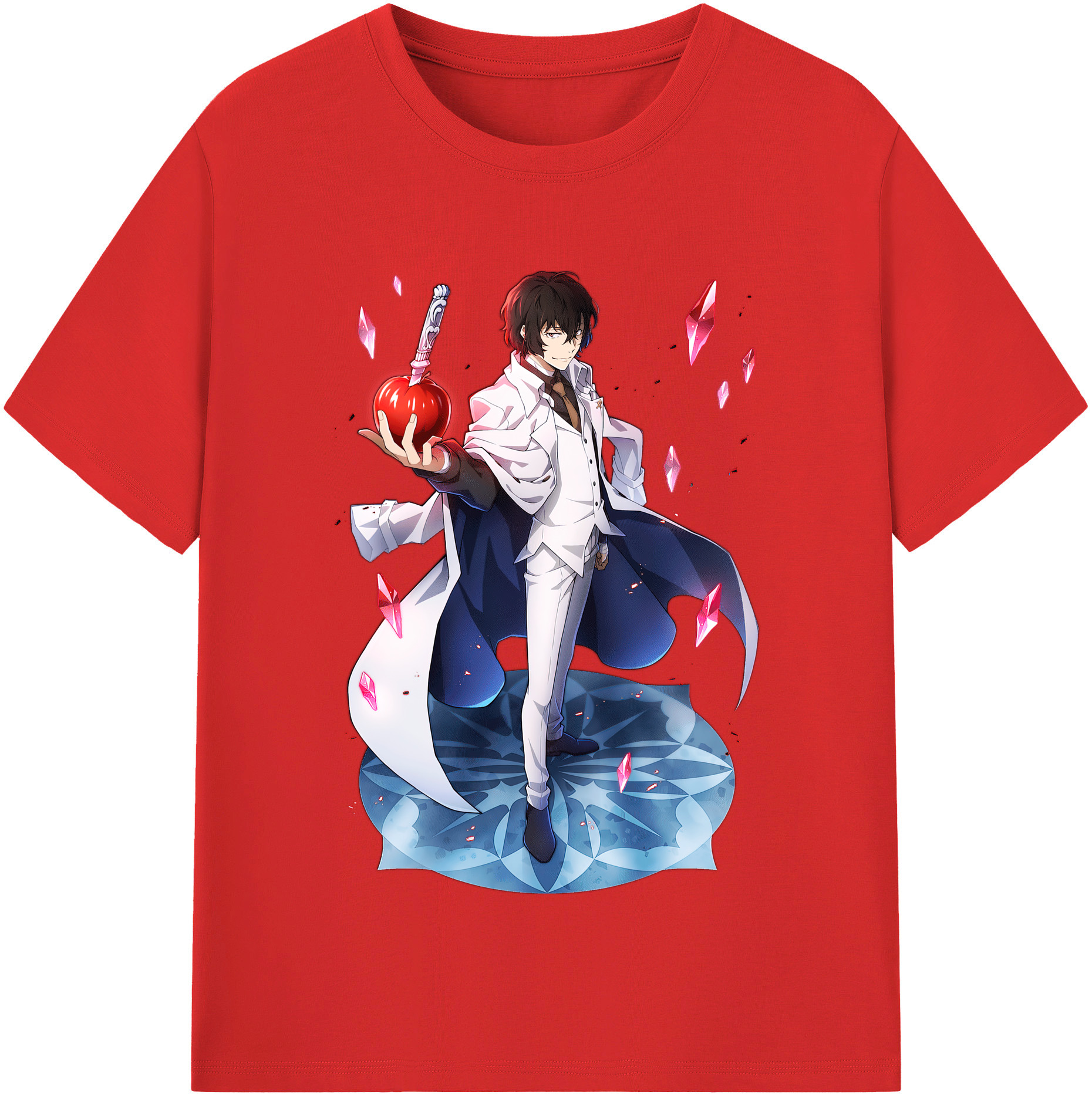 （画像用） 文豪ストレイドッグス Bungo Stray Dogs レディースカジュアルプリントTシャツ（綿100％）