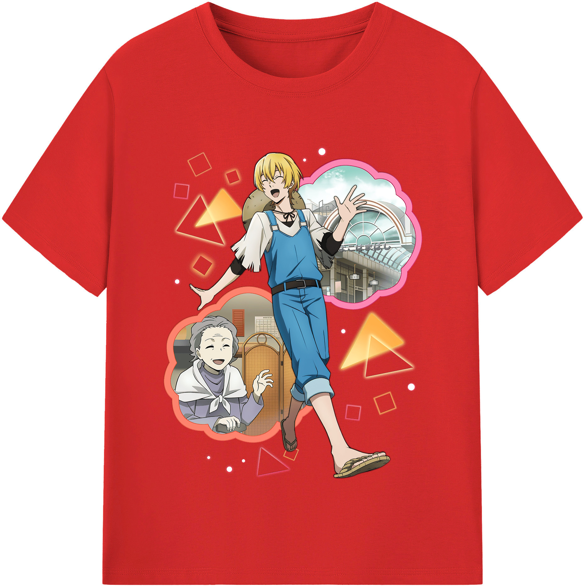 （画像用） 文豪ストレイドッグス Bungo Stray Dogs レディースカジュアルプリントTシャツ（綿100％）