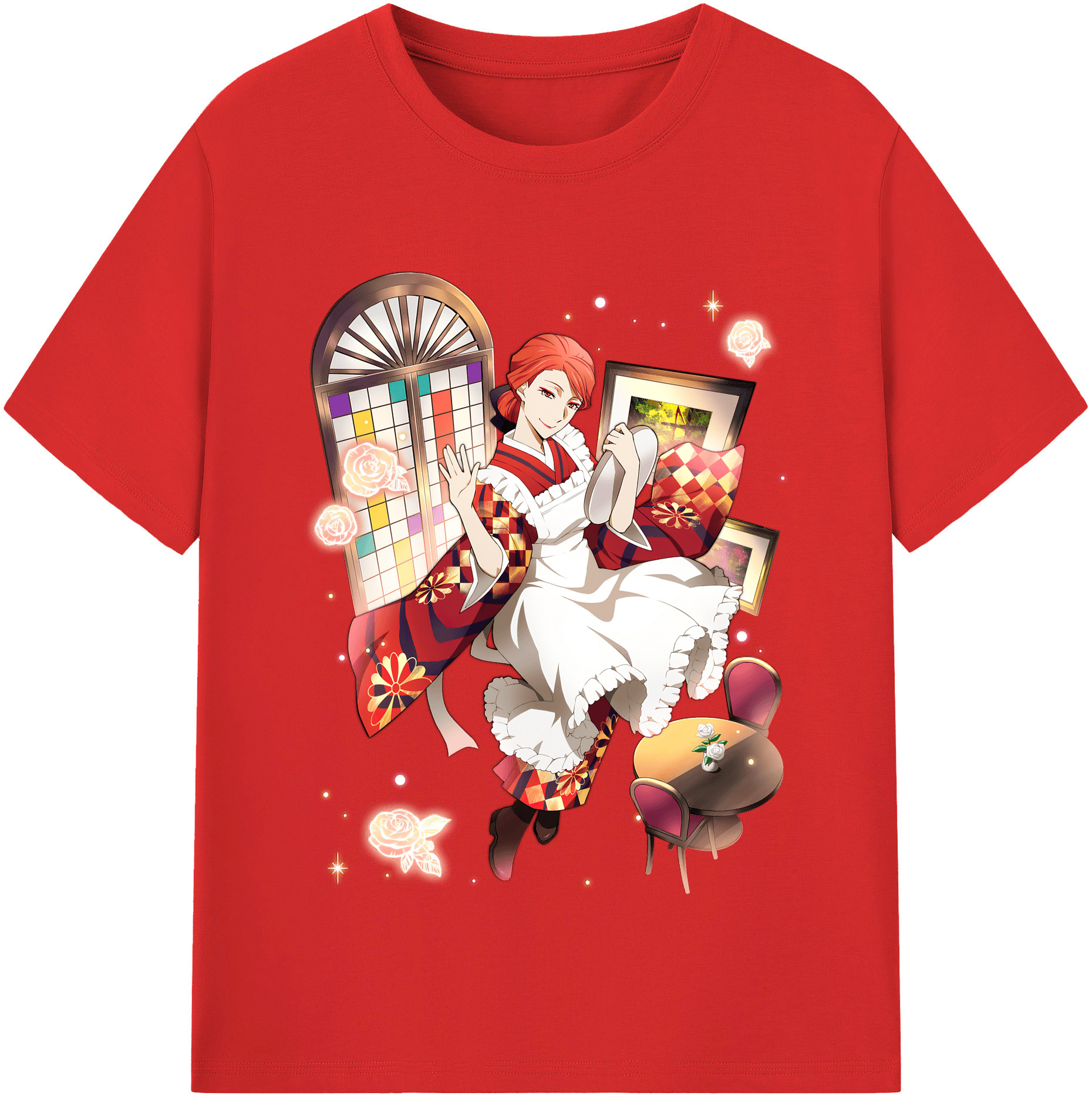 （画像用） 文豪ストレイドッグス Bungo Stray Dogs レディースカジュアルプリントTシャツ（綿100％）