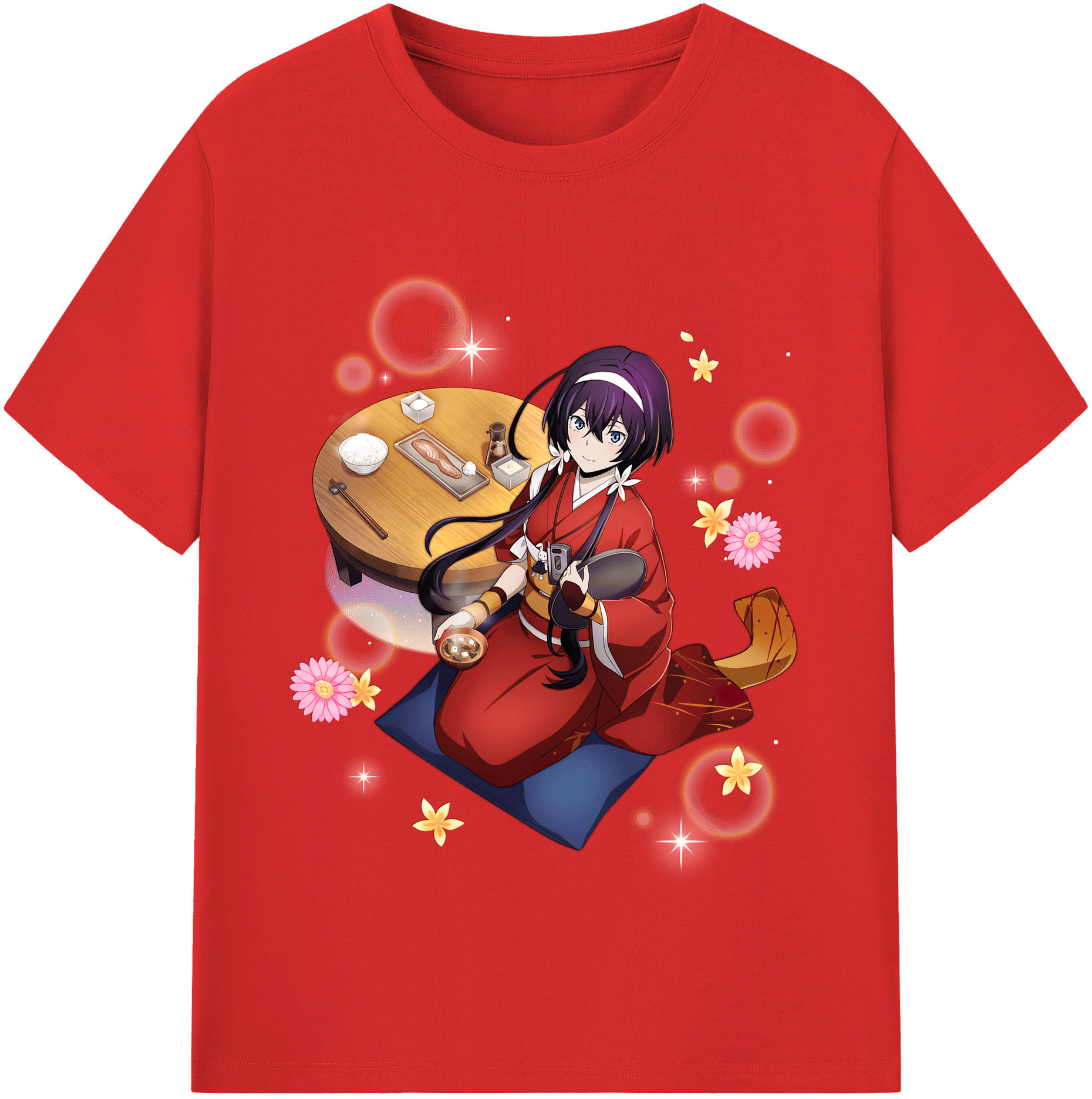 （画像用） 文豪ストレイドッグス Bungo Stray Dogs レディースカジュアルプリントTシャツ（綿100％）