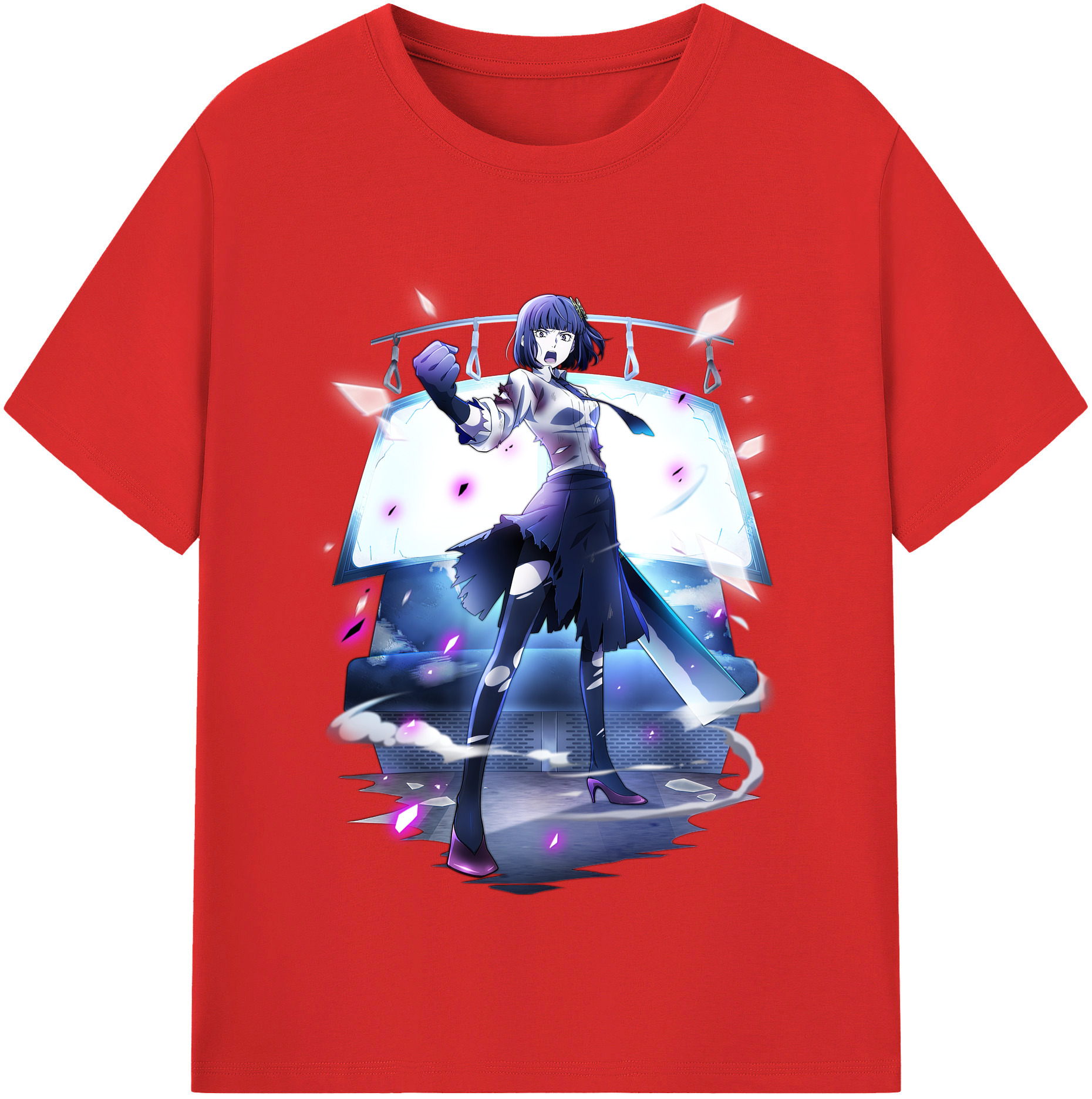 （画像用） 文豪ストレイドッグス Bungo Stray Dogs レディースカジュアルプリントTシャツ（綿100％）