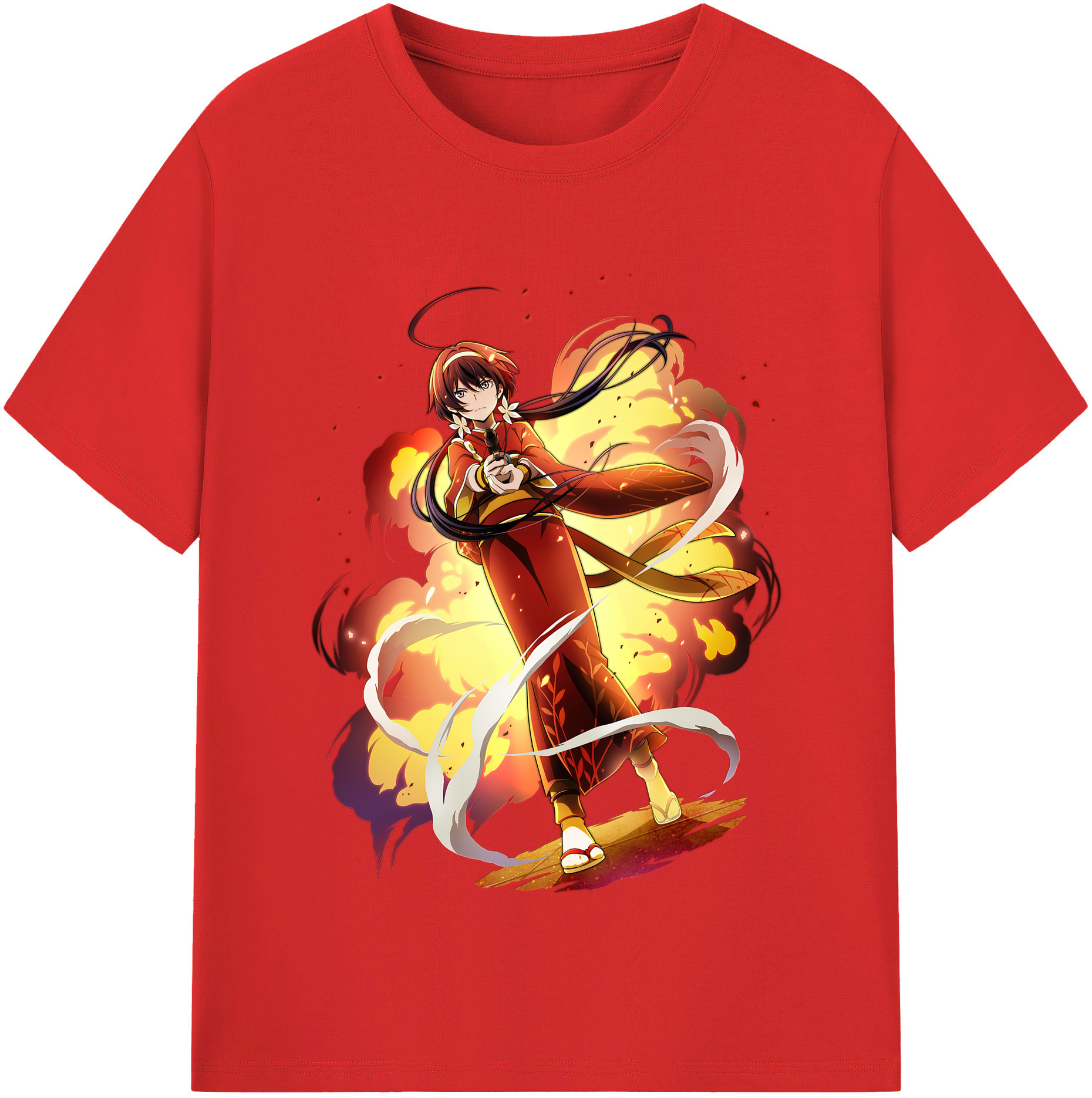 （画像用） 文豪ストレイドッグス Bungo Stray Dogs レディースカジュアルプリントTシャツ（綿100％）