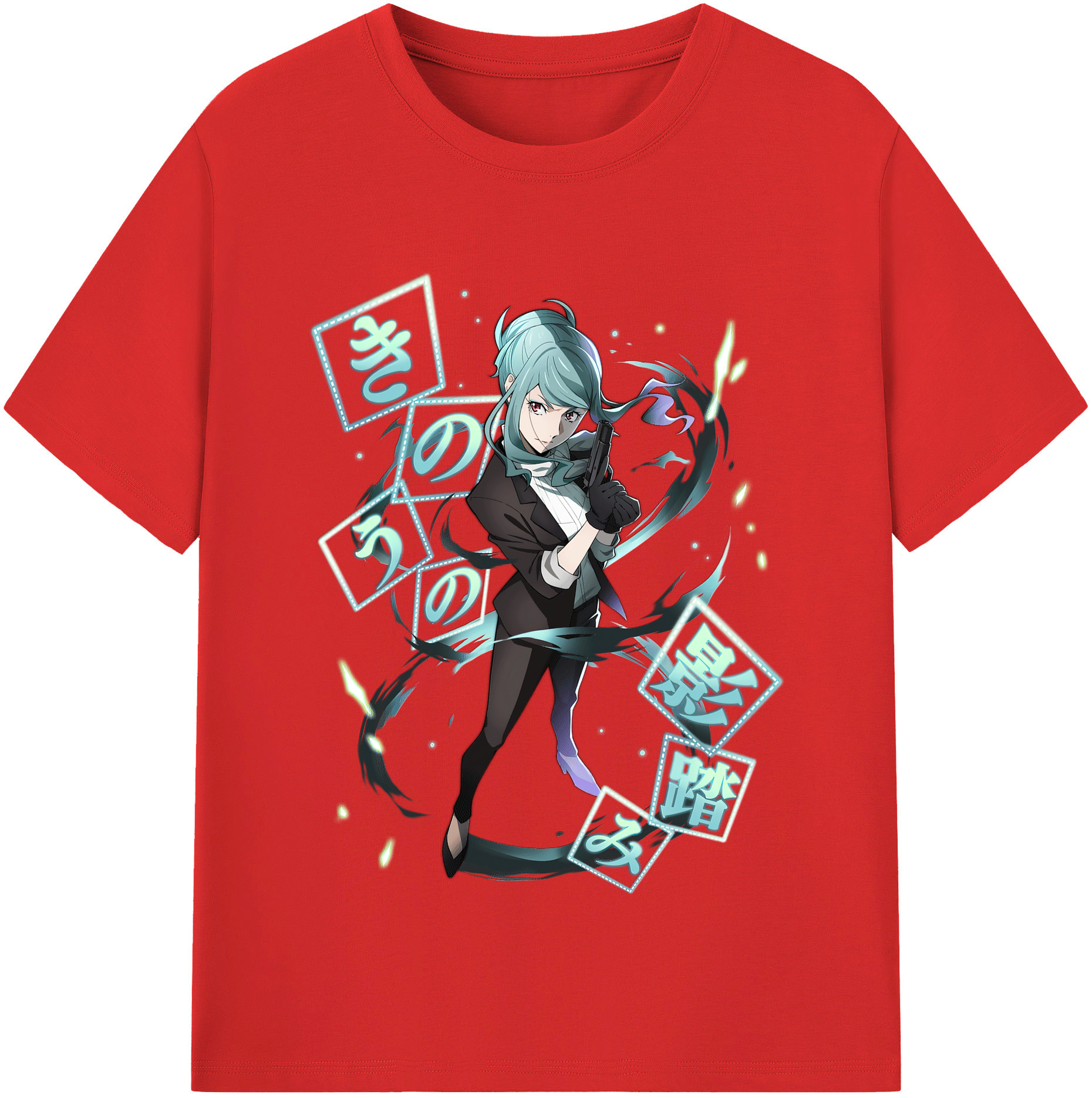 （画像用） 文豪ストレイドッグス Bungo Stray Dogs レディースカジュアルプリントTシャツ（綿100％）