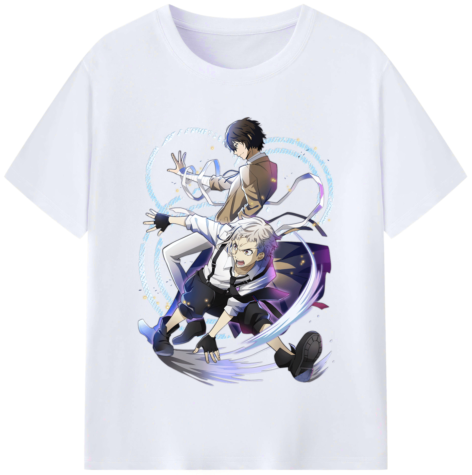 （画像用） 文豪ストレイドッグス Bungo Stray Dogs レディースカジュアルプリントTシャツ（綿100％）