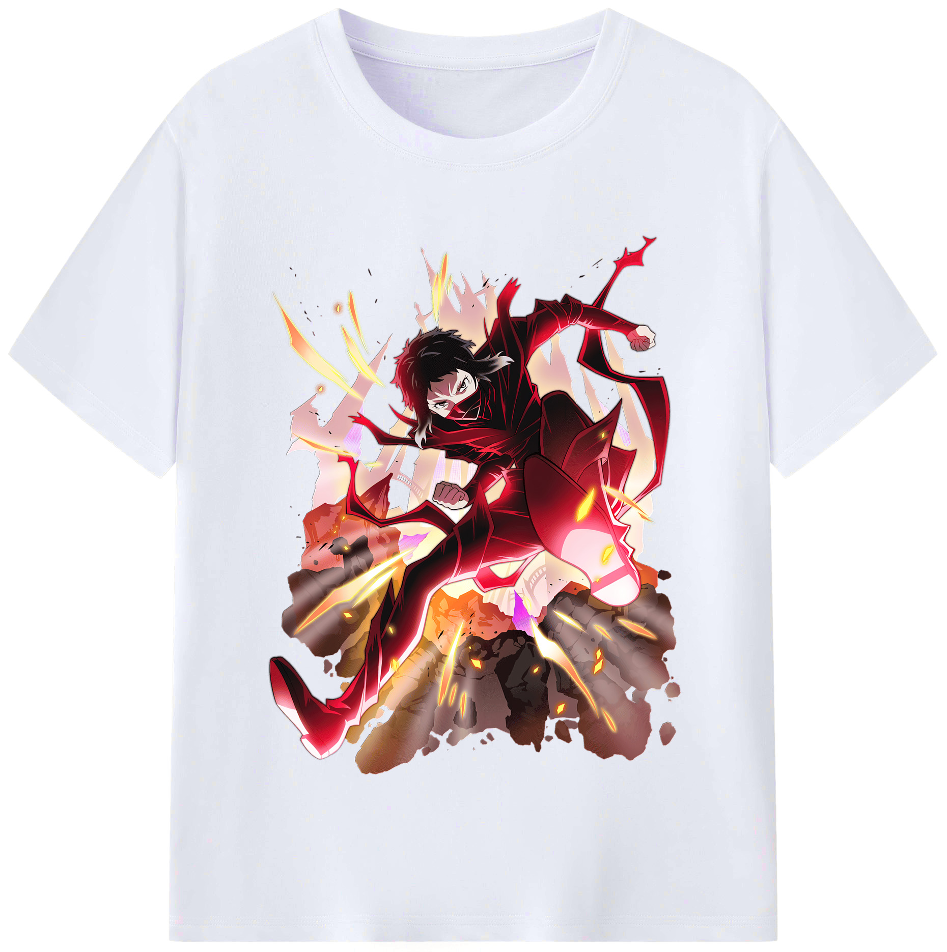 （画像用） 文豪ストレイドッグス Bungo Stray Dogs レディースカジュアルプリントTシャツ（綿100％）