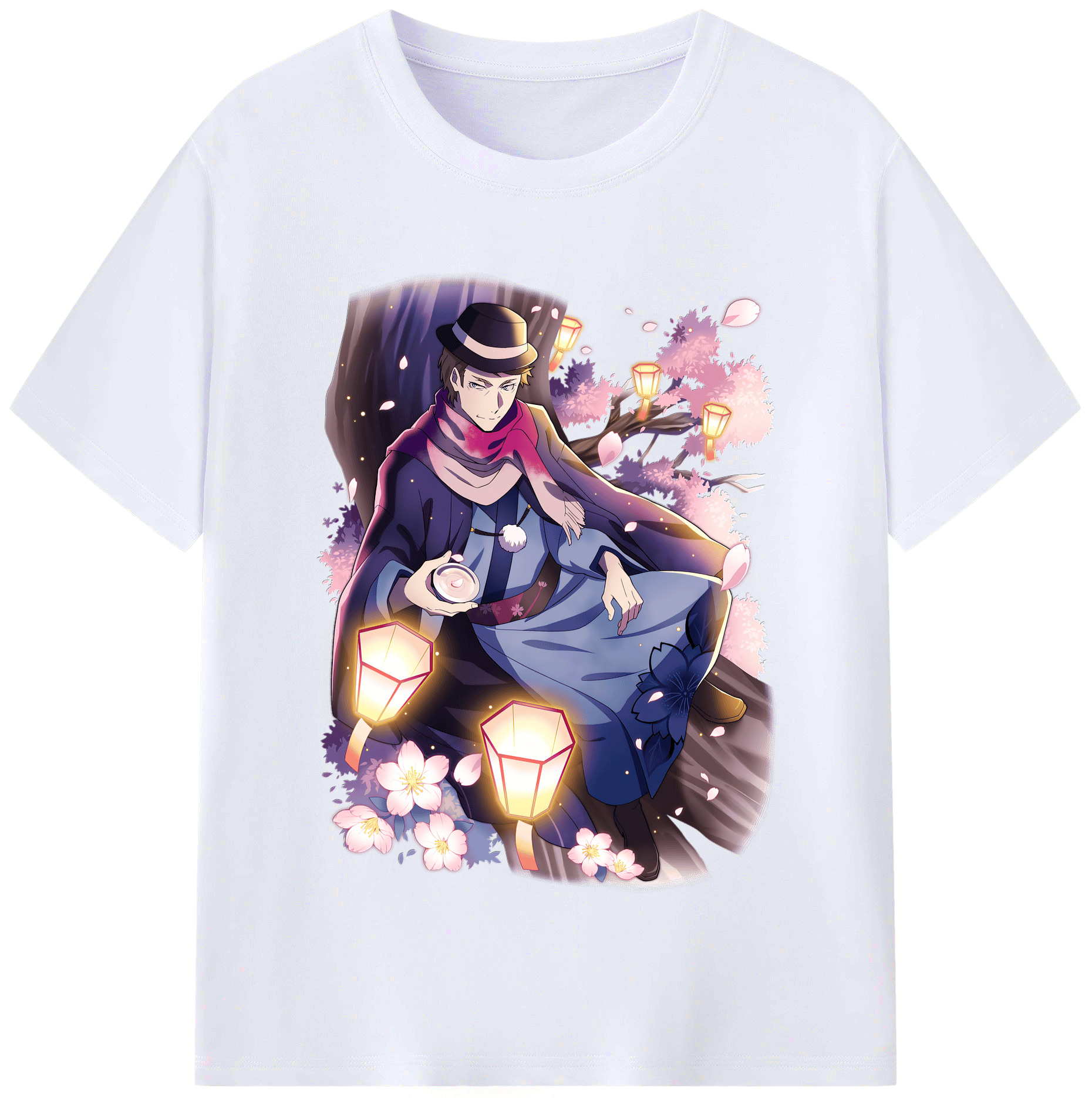 （画像用） 文豪ストレイドッグス Bungo Stray Dogs レディースカジュアルプリントTシャツ（綿100％）