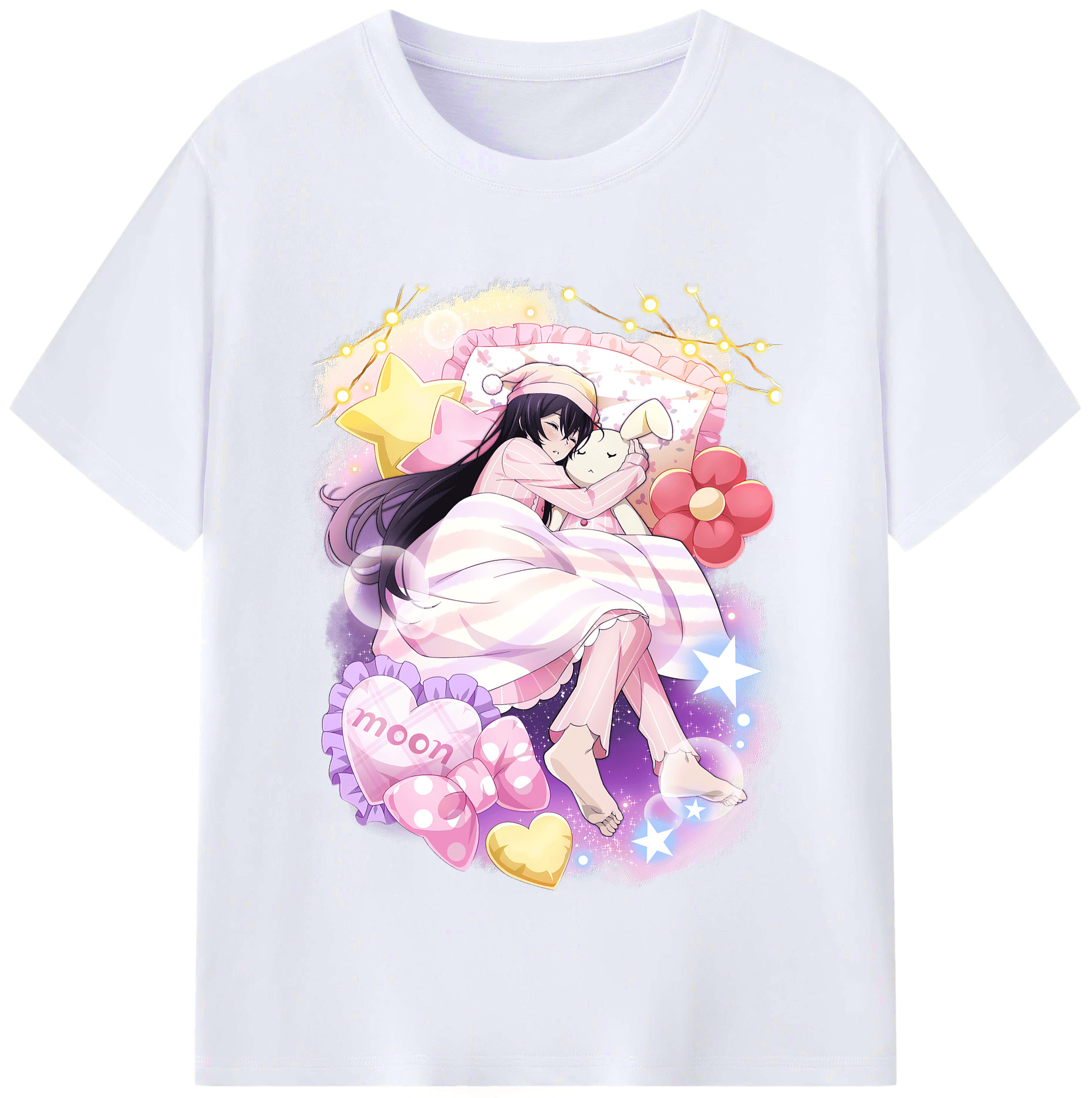 （画像用） 文豪ストレイドッグス Bungo Stray Dogs レディースカジュアルプリントTシャツ（綿100％）