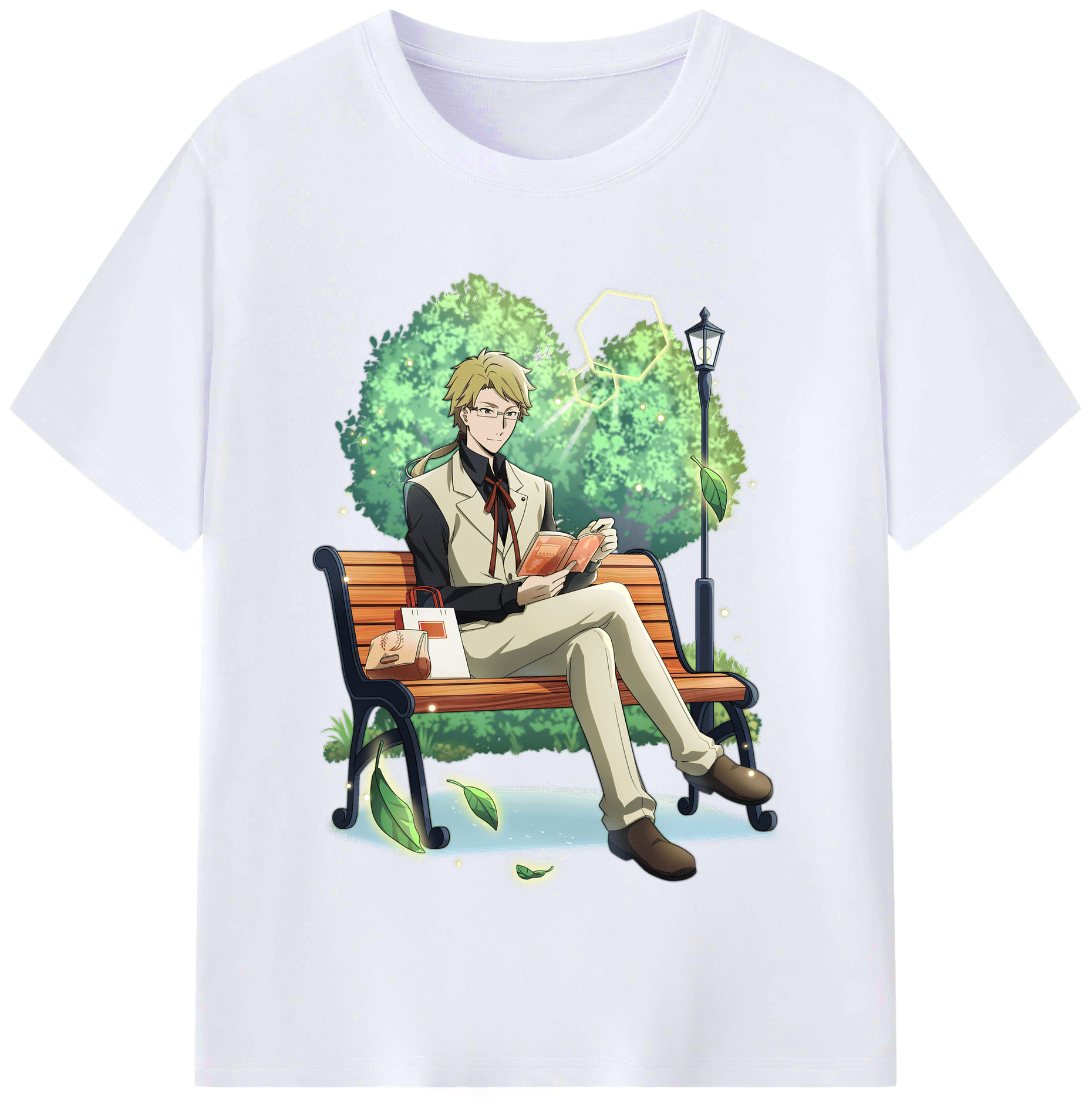 （画像用） 文豪ストレイドッグス Bungo Stray Dogs レディースカジュアルプリントTシャツ（綿100％）