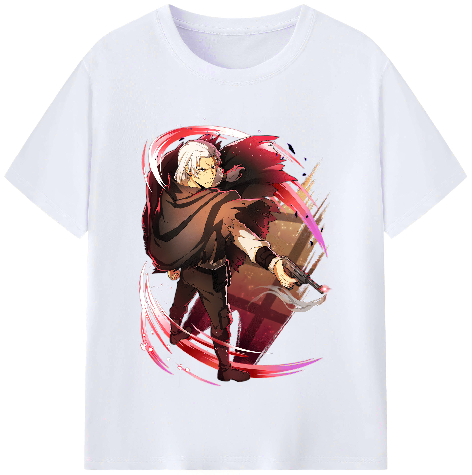 （画像用） 文豪ストレイドッグス Bungo Stray Dogs レディースカジュアルプリントTシャツ（綿100％）