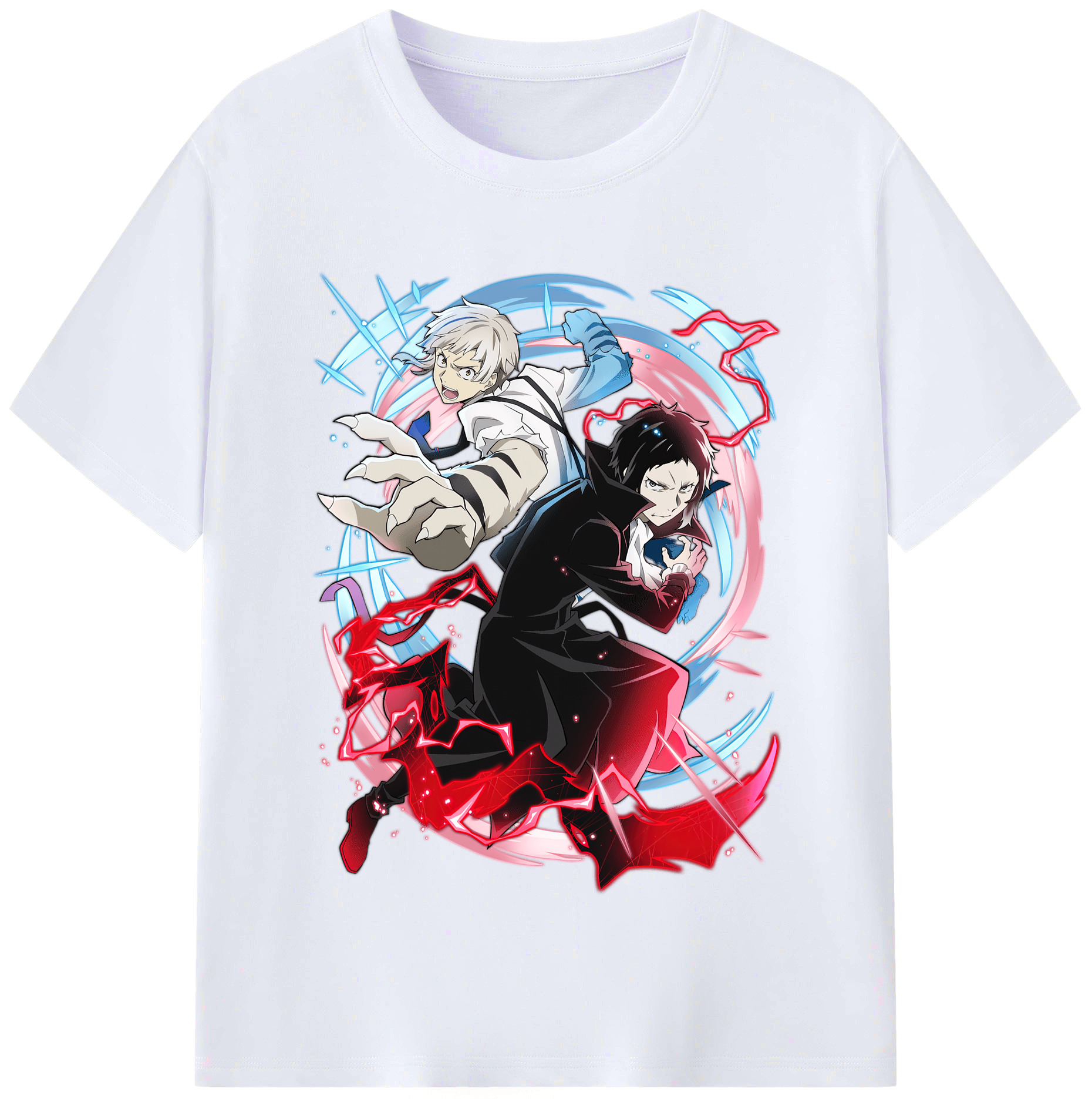 （画像用） 文豪ストレイドッグス Bungo Stray Dogs レディースカジュアルプリントTシャツ（綿100％）