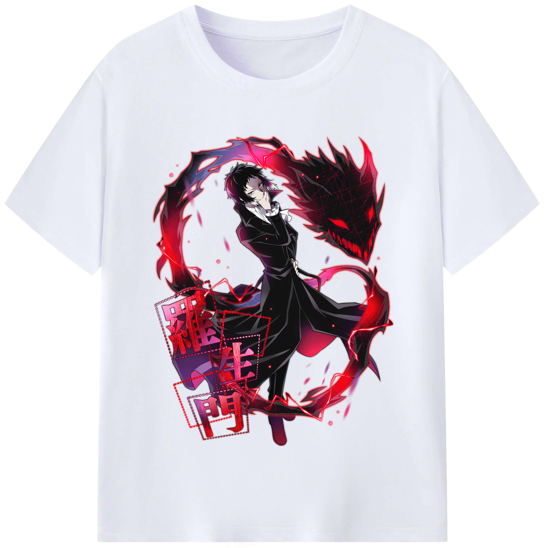 （画像用） 文豪ストレイドッグス Bungo Stray Dogs レディースカジュアルプリントTシャツ（綿100％）