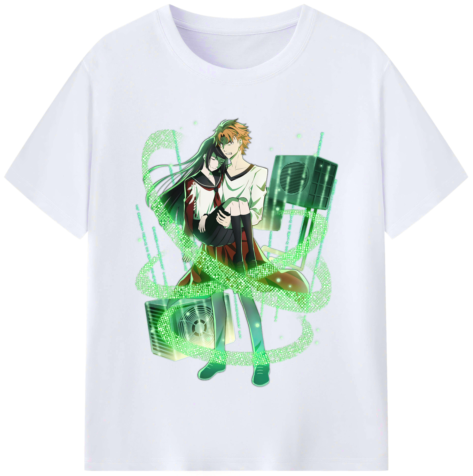 （画像用） 文豪ストレイドッグス Bungo Stray Dogs レディースカジュアルプリントTシャツ（綿100％）