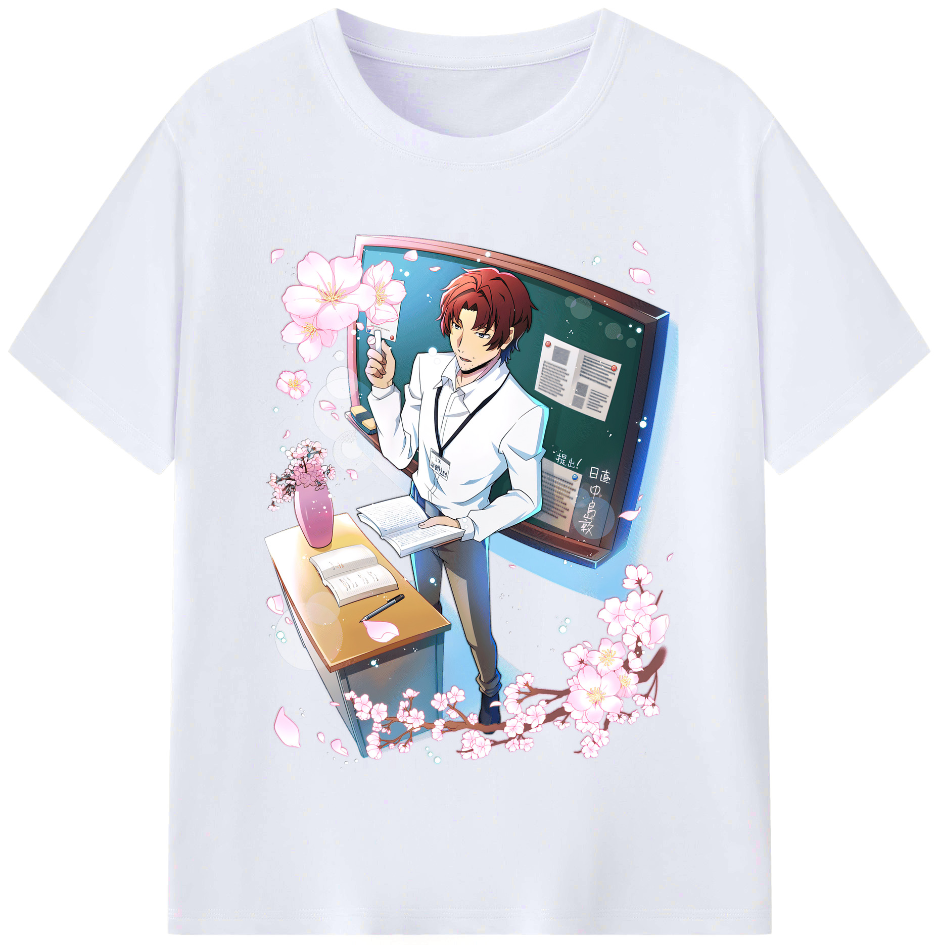 （画像用） 文豪ストレイドッグス Bungo Stray Dogs レディースカジュアルプリントTシャツ（綿100％）