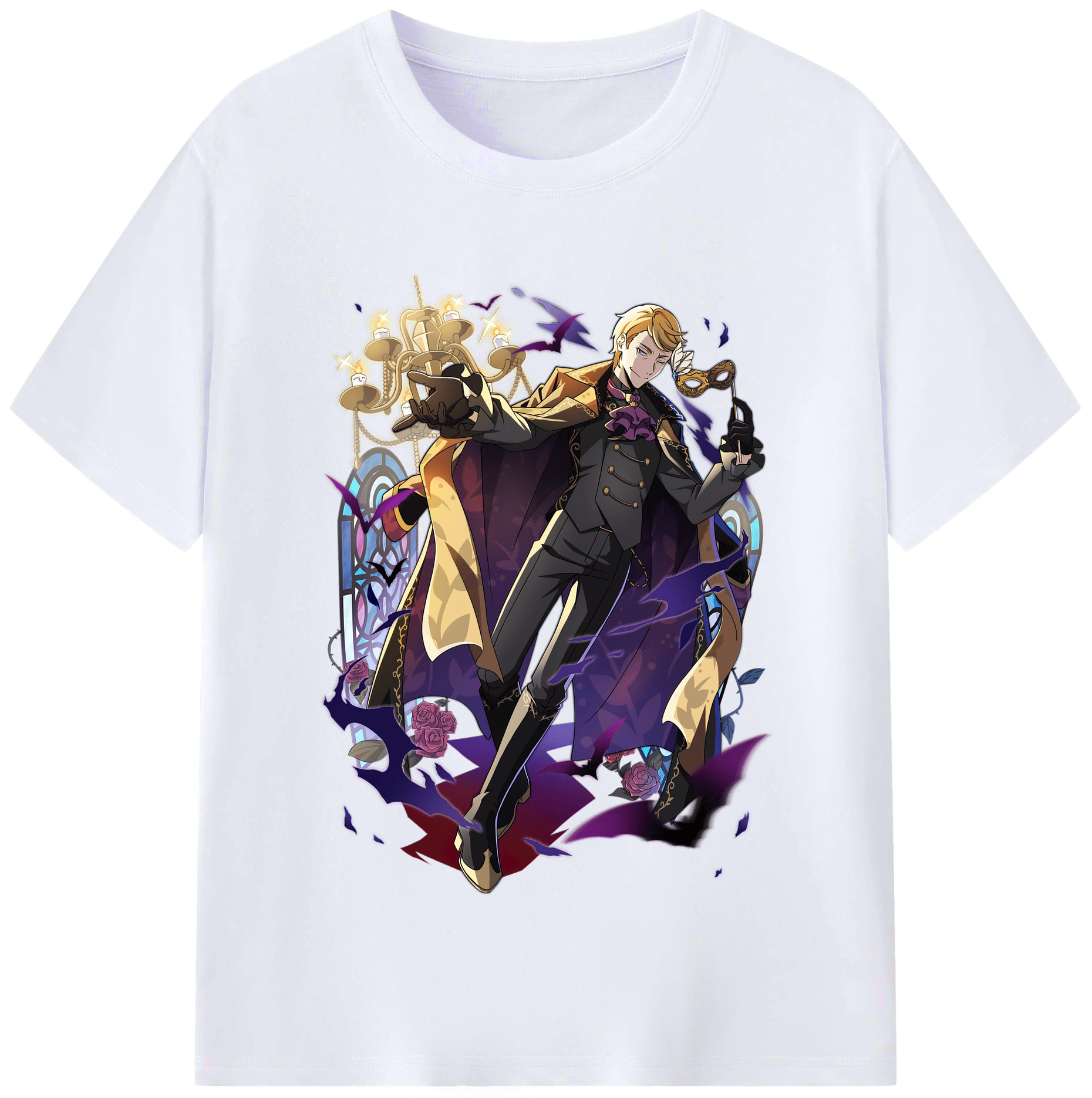 （画像用） 文豪ストレイドッグス Bungo Stray Dogs レディースカジュアルプリントTシャツ（綿100％）