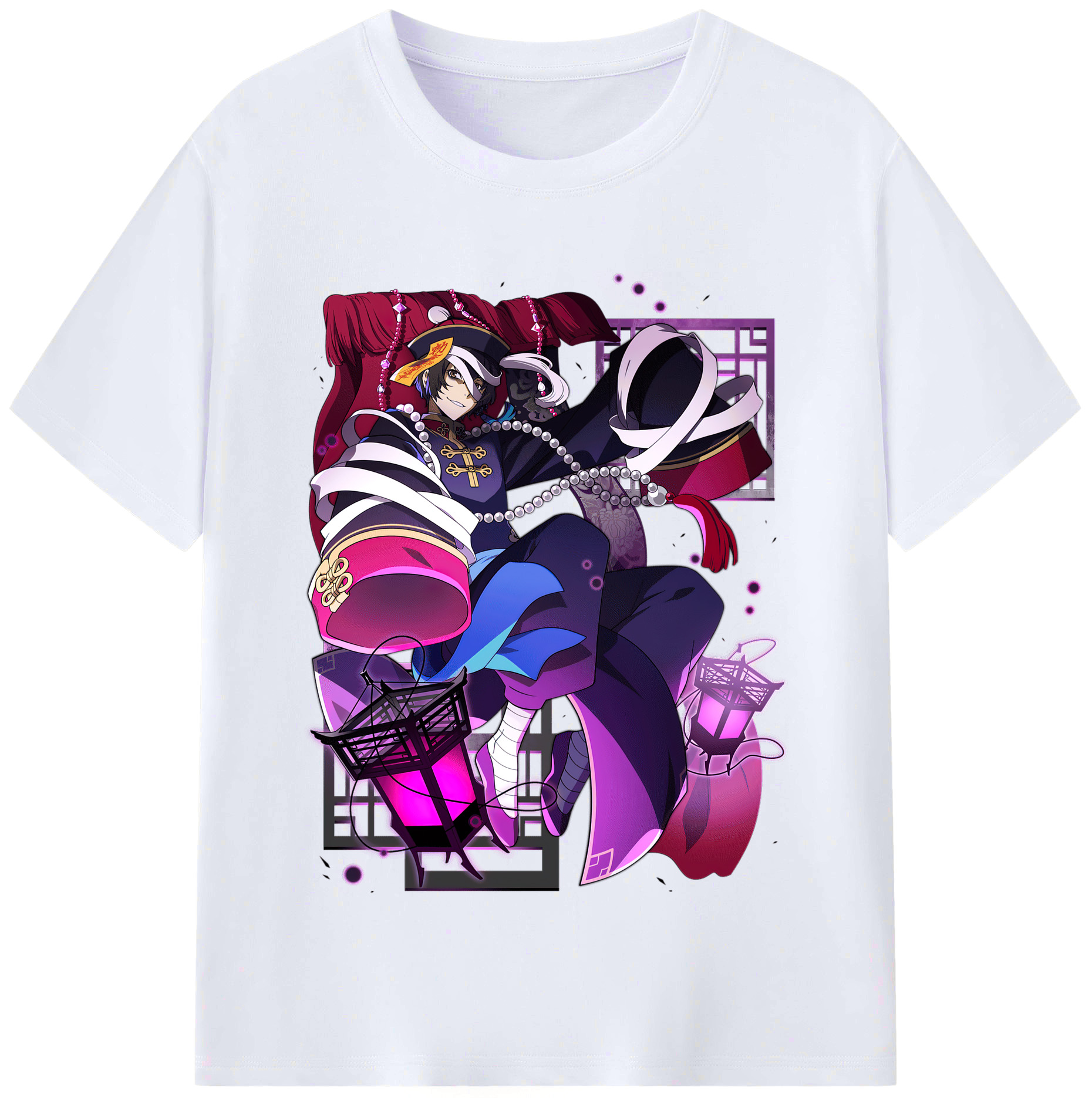 （画像用） 文豪ストレイドッグス Bungo Stray Dogs レディースカジュアルプリントTシャツ（綿100％）